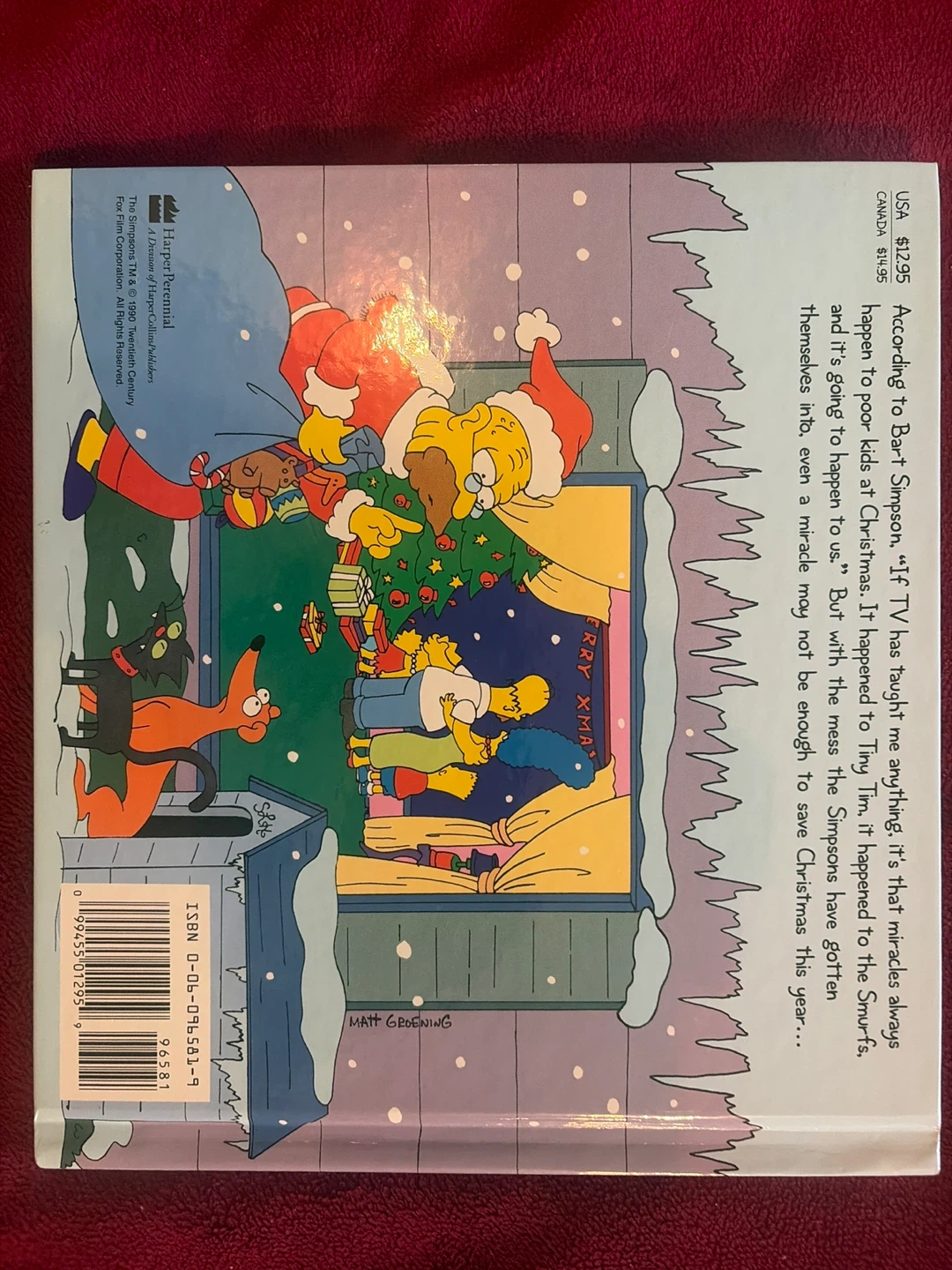 The Simpsons Christmas Book by Matt Groening - photo 2
