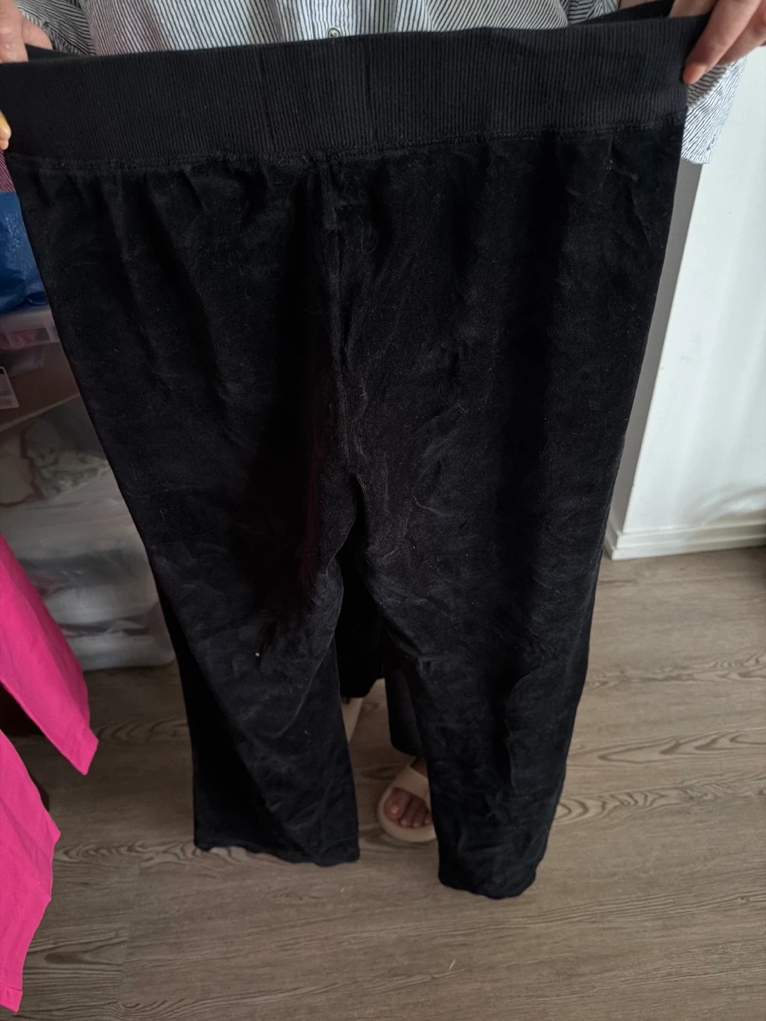 Six Twenty Seven Black Velour Track Pants - 3XL - photo 4