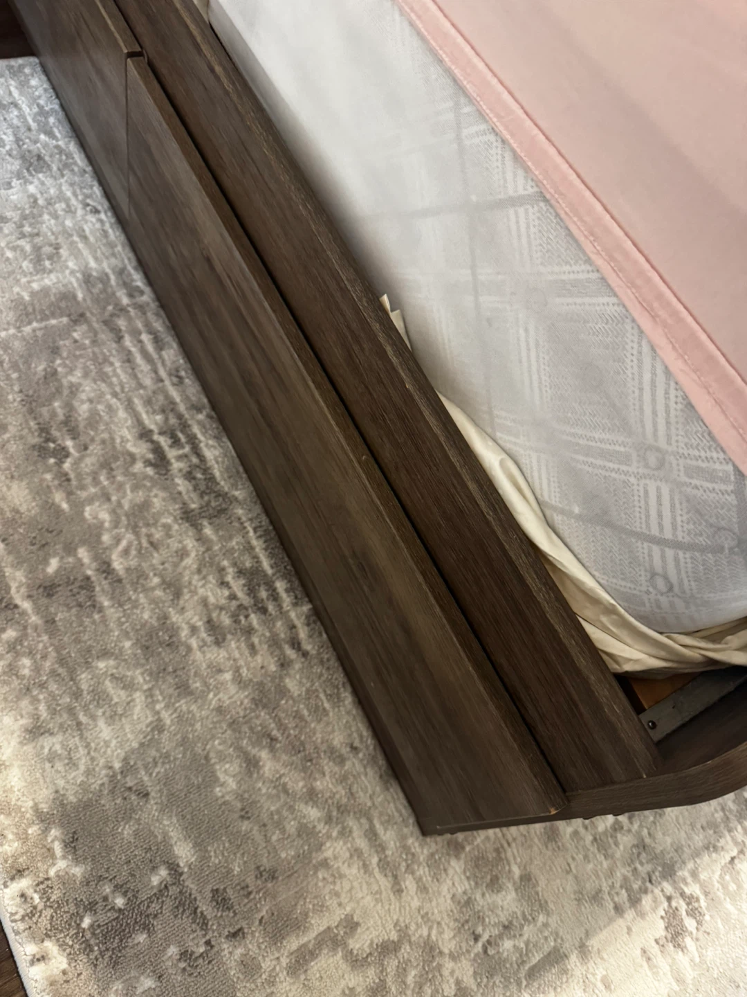 Queen Platform Bed Frame with 6 Drawers - photo 3