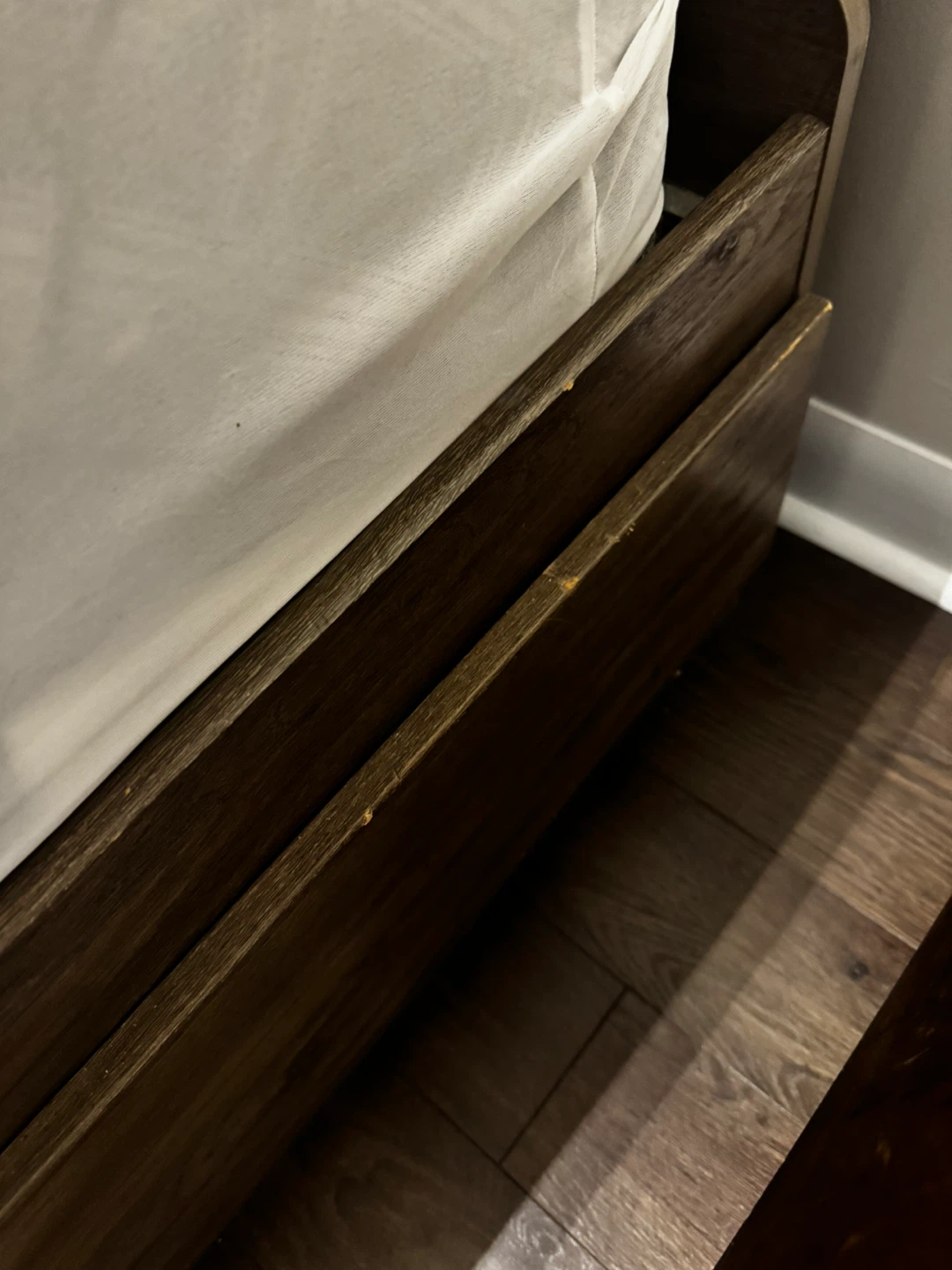 Queen Platform Bed Frame with 6 Drawers - photo 2