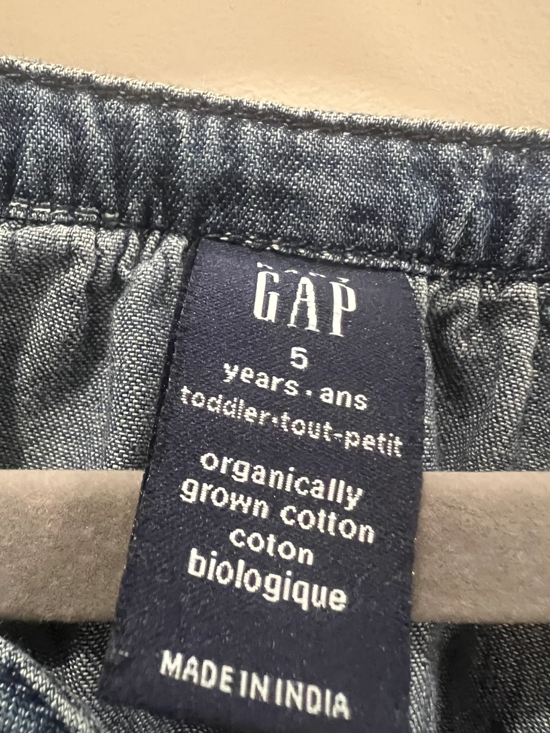 Gap Toddler Girls Denim Tiered Dress Size 5 - photo 3