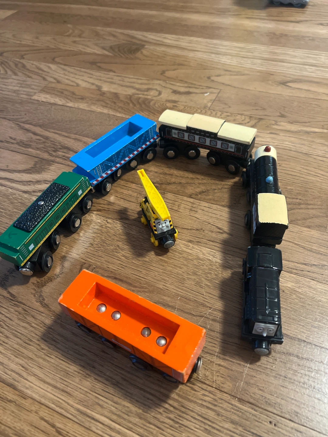 Wooden Toy Train Set - photo 2