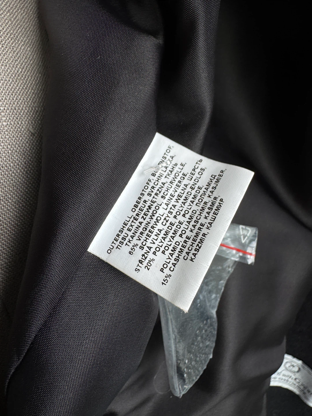 Black Woolblend Coat Size 16 - photo 5