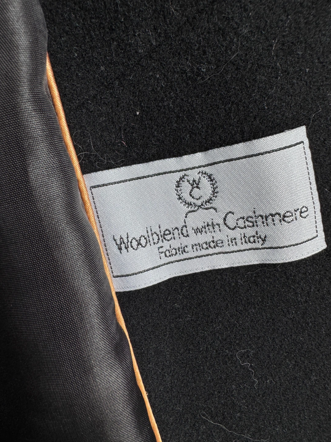 Black Woolblend Coat Size 16 - photo 4