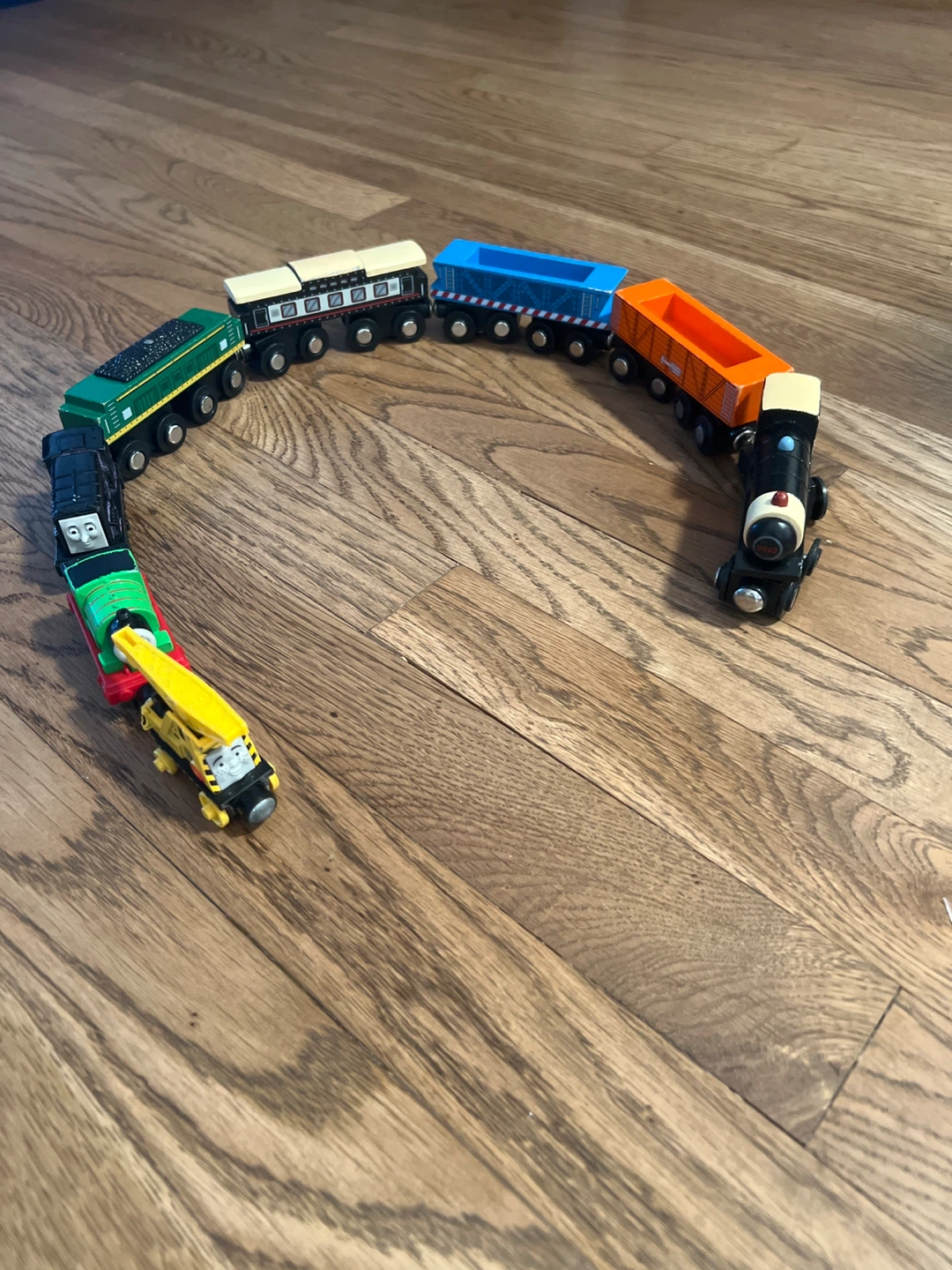 Wooden Toy Train Set - photo 4