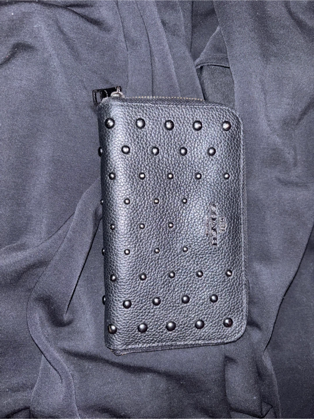 Coach Studded Zip Around Wallet - photo 3