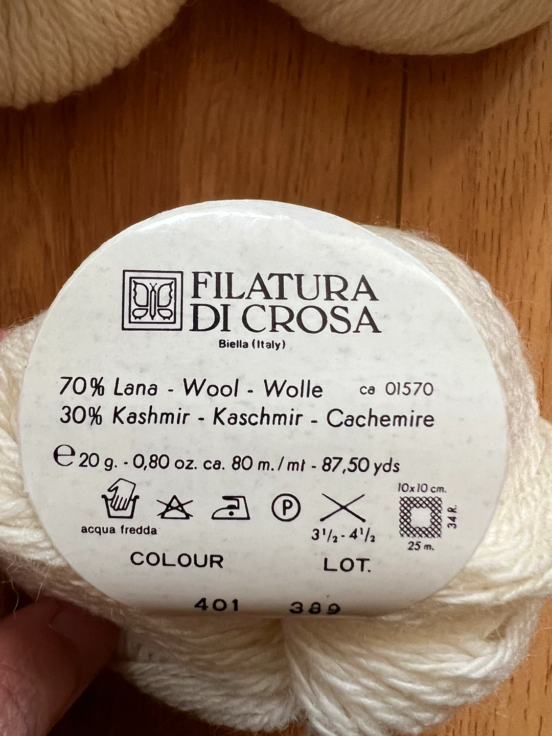 Filatura di Crosa Valentino Wool/Cashmere Yarn (19 Balls) - photo 2