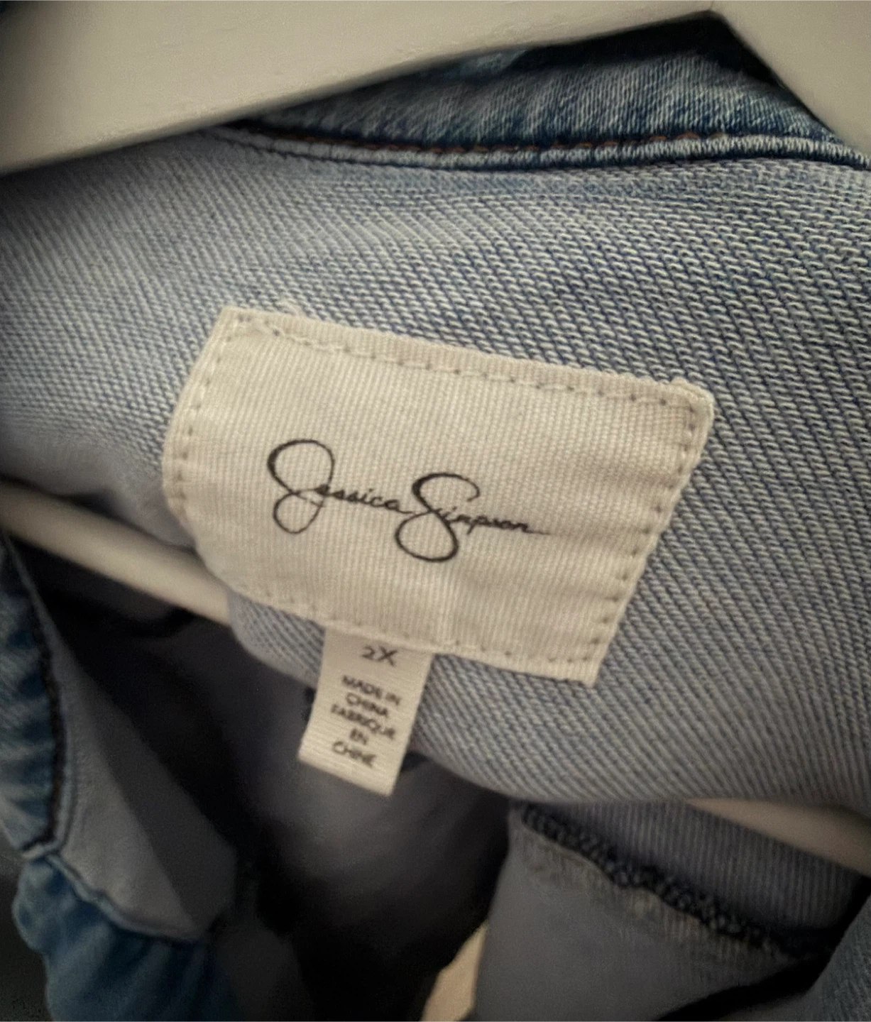 Jessica Simpson Denim Jacket - Size 2X - photo 3