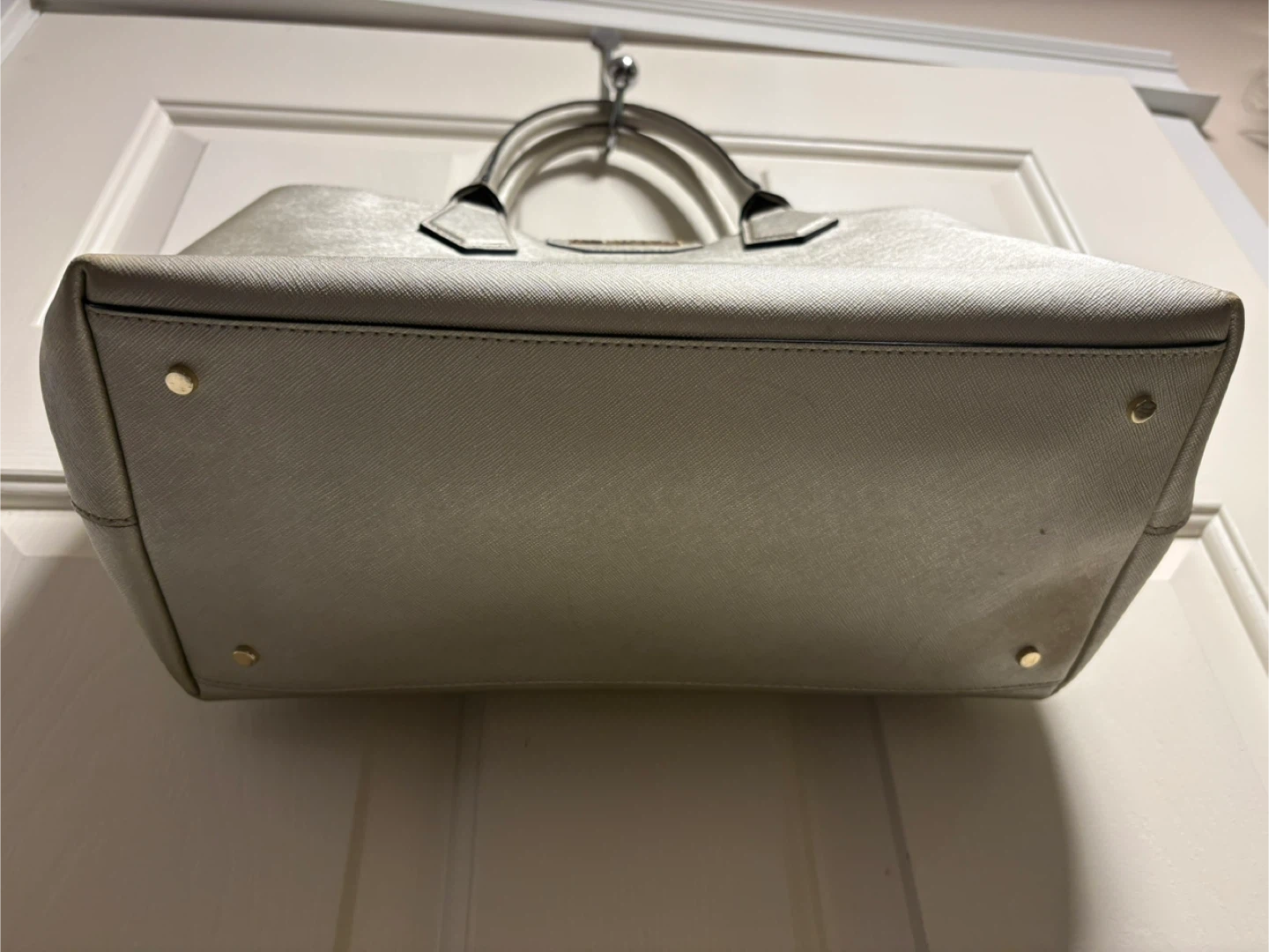 Karl Lagerfeld Tote Bag - Silver With Gold Undertone - photo 4