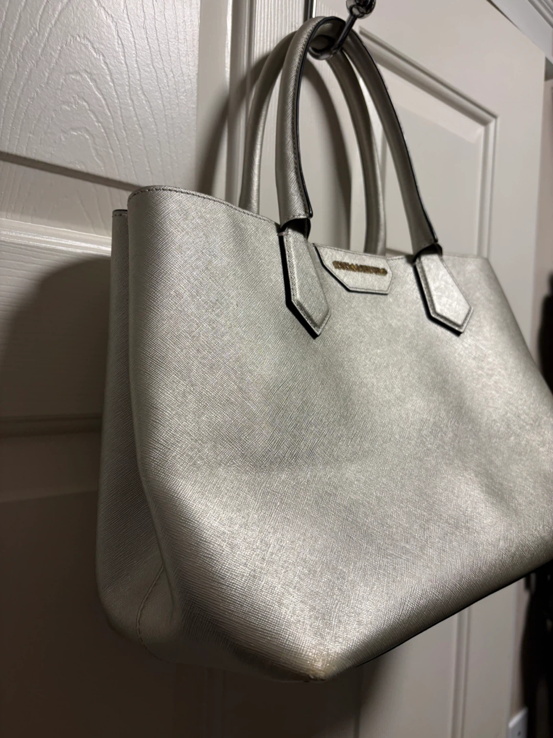 Karl Lagerfeld Tote Bag - Silver With Gold Undertone - photo 3