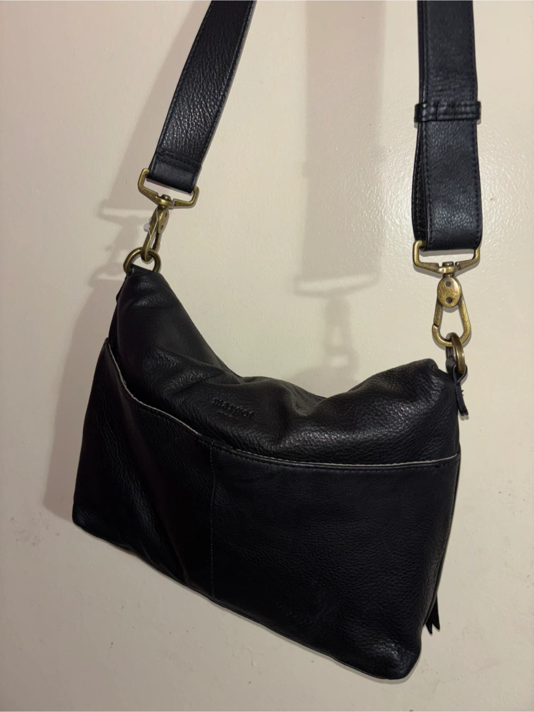 Margot New York Black Leather Crossbody Bag - photo 5