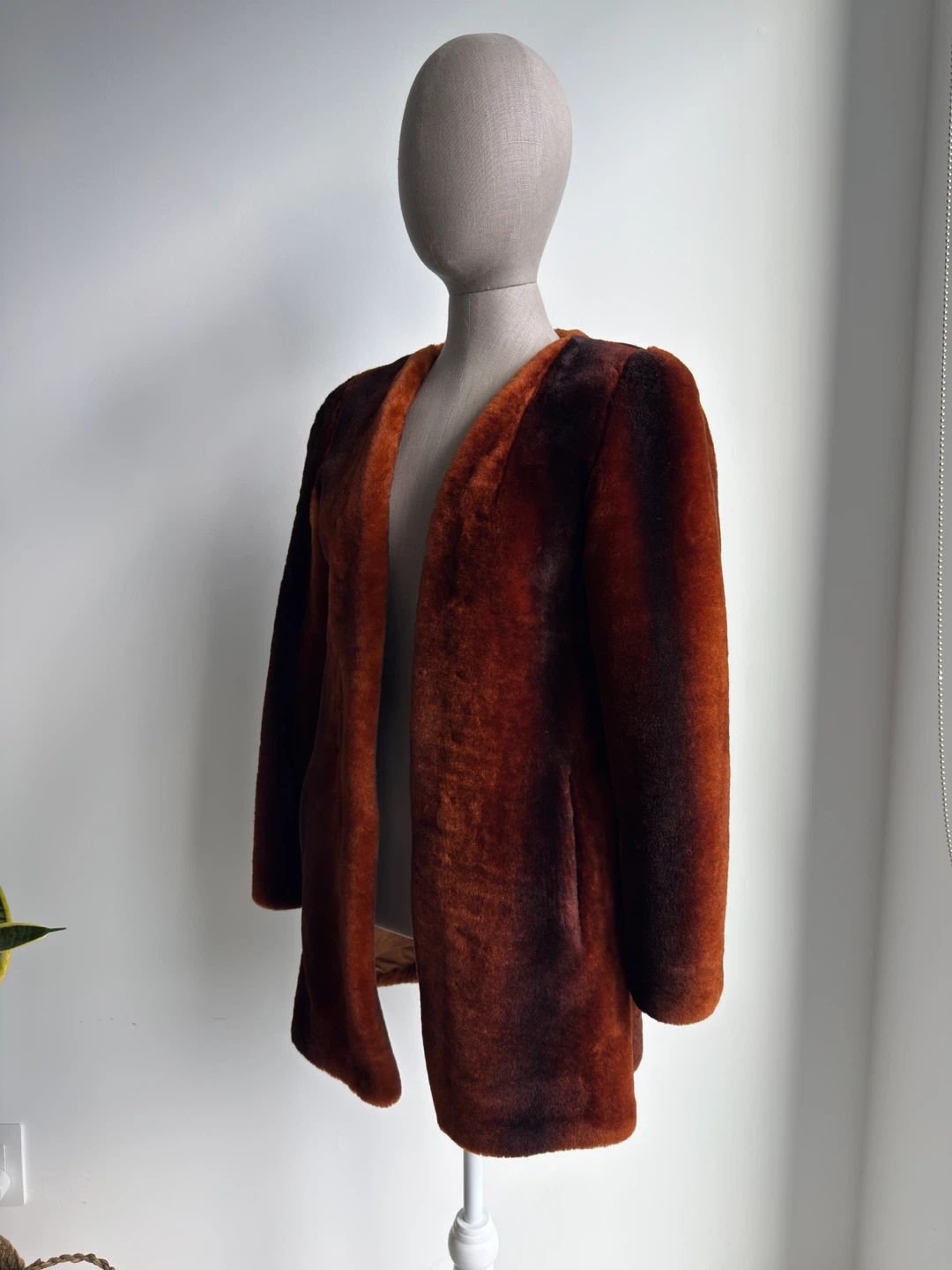Plush Faux Fur Coat - photo 3