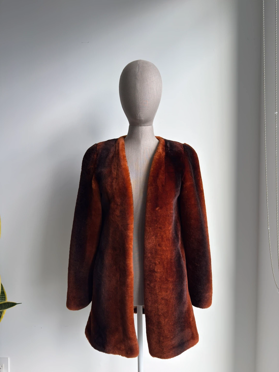 Plush Faux Fur Coat