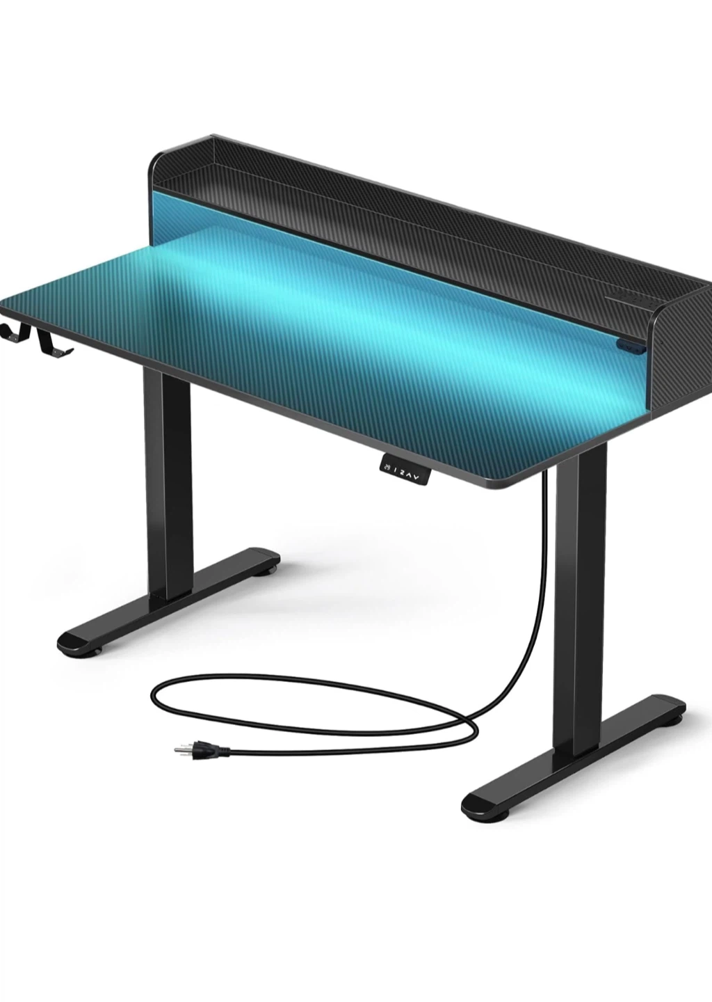 Adjustable Standing Desk with Monitor Shelf - photo 5