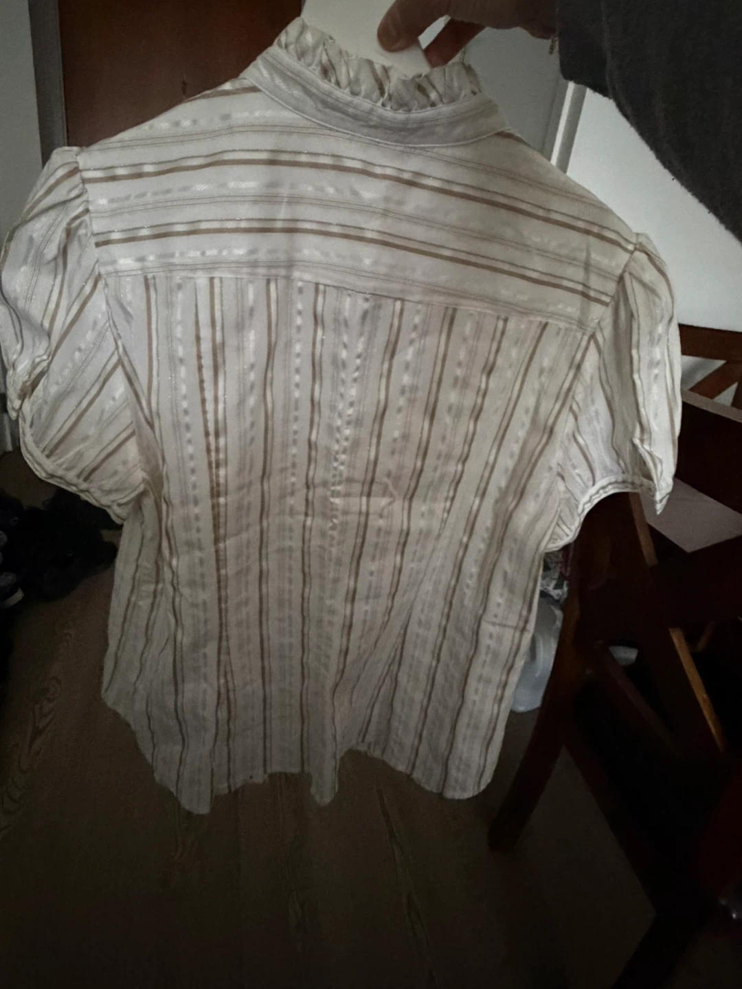 Nygard Collection Striped Button-Up Blouse Size 16 - photo 2