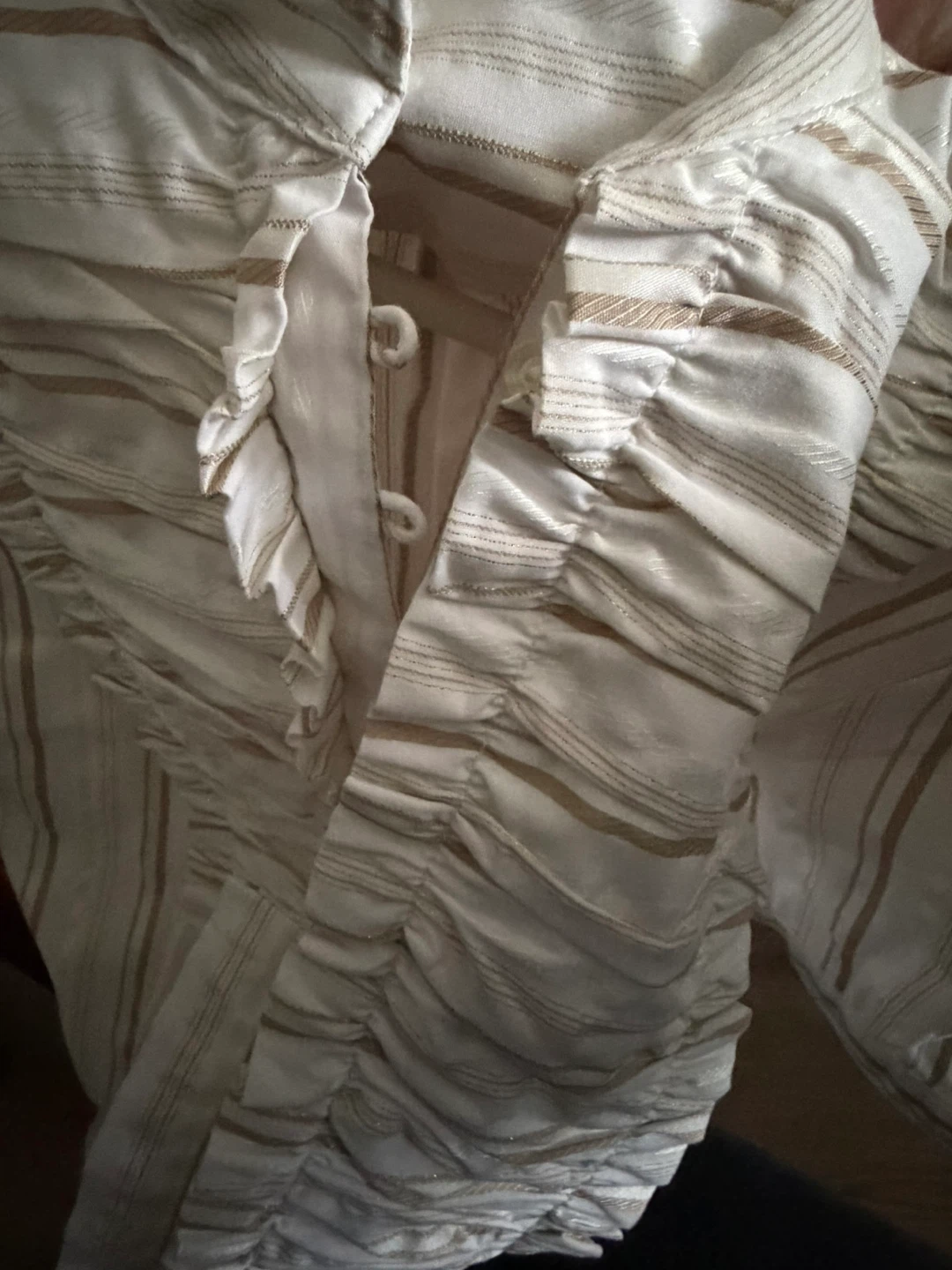 Nygard Collection Striped Button-Up Blouse Size 16 - photo 4