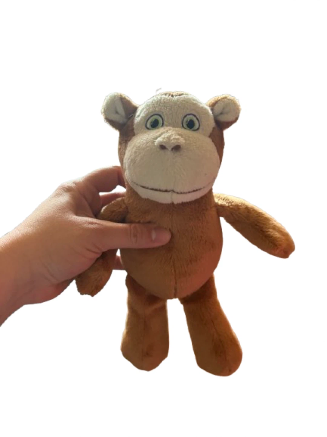 Kinder Monkey Plush Toy – Soft Brown Character Plushie