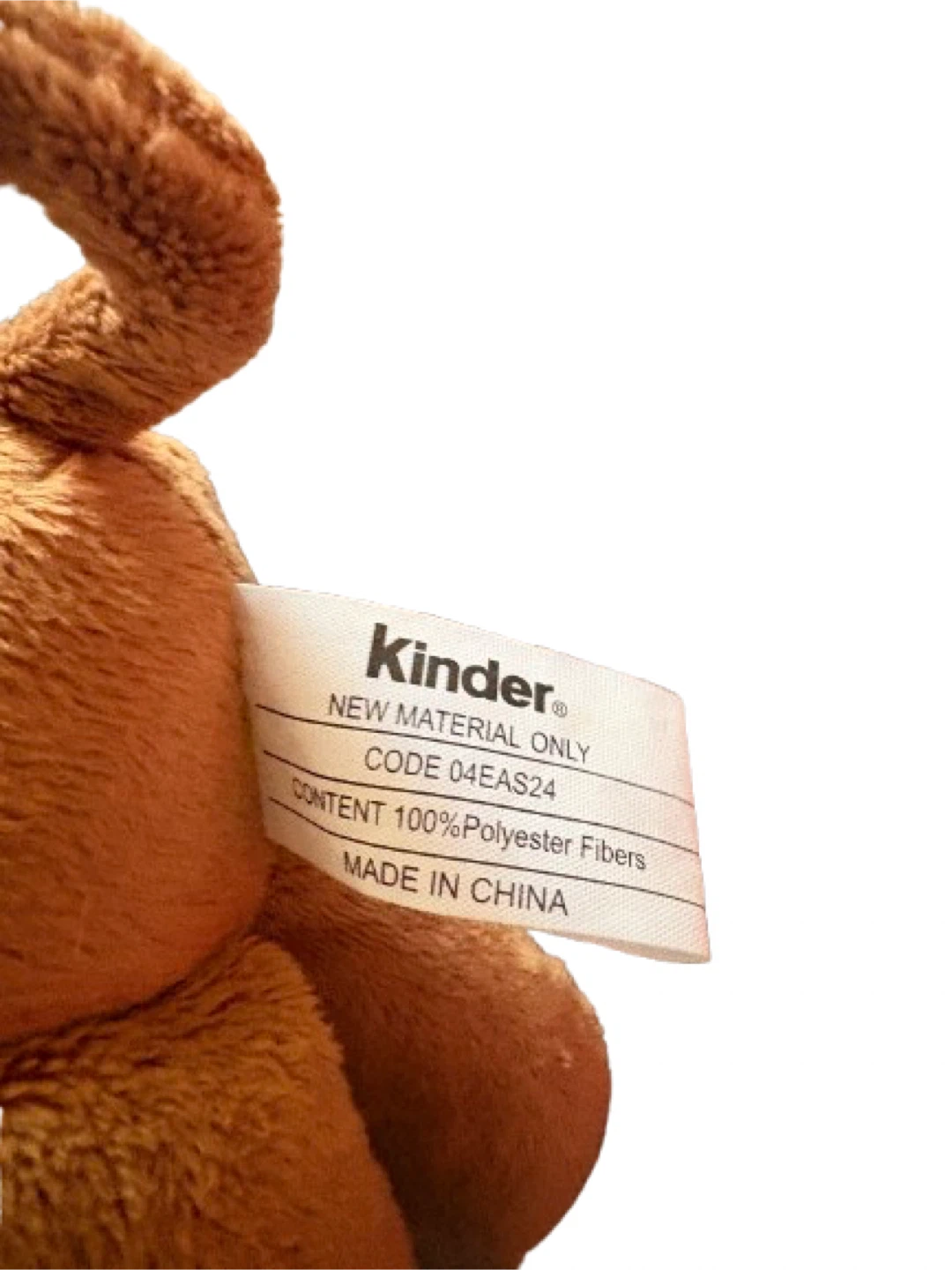 Kinder Monkey Plush Toy – Soft Brown Character Plushie - photo 2