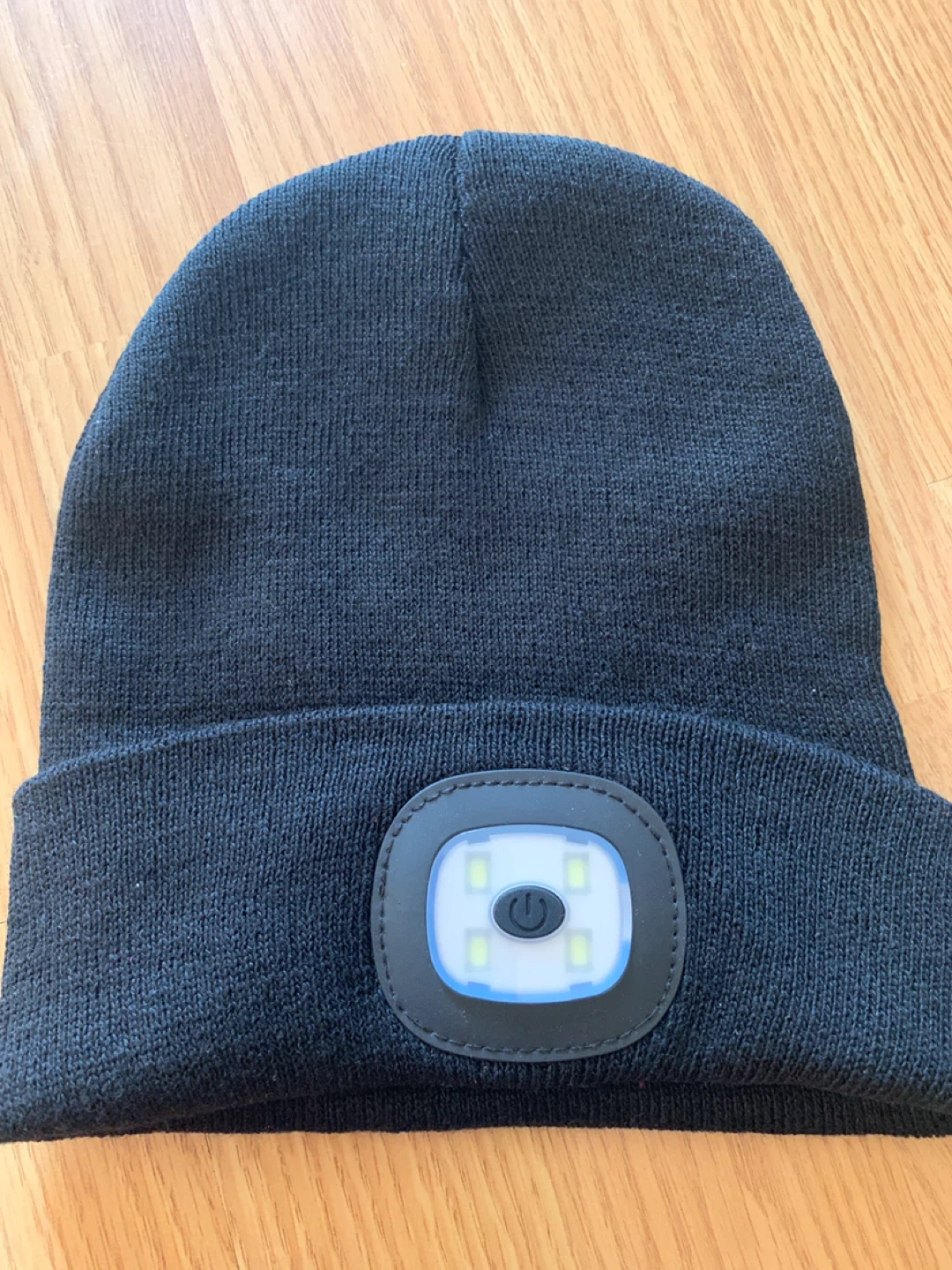 SMINIKER Beanie Hat with LED Light - Black
