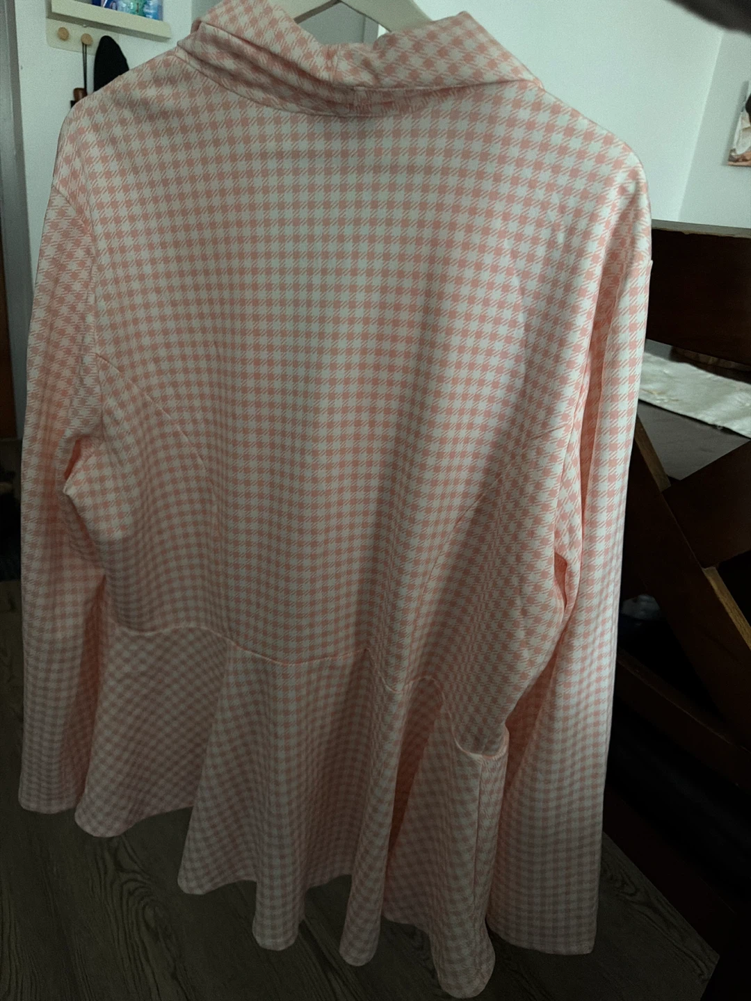 NY Invasion Blazer - Pink Gingham - Size 3X - photo 2