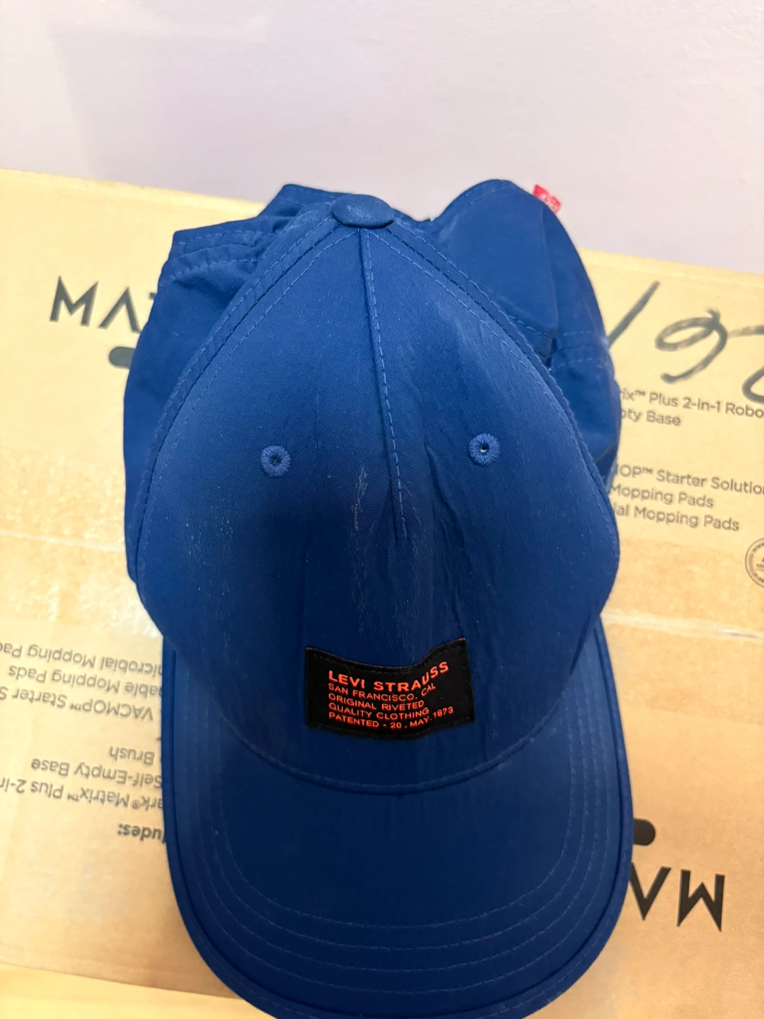 Levi Strauss Blue Baseball Cap 58cm/23in