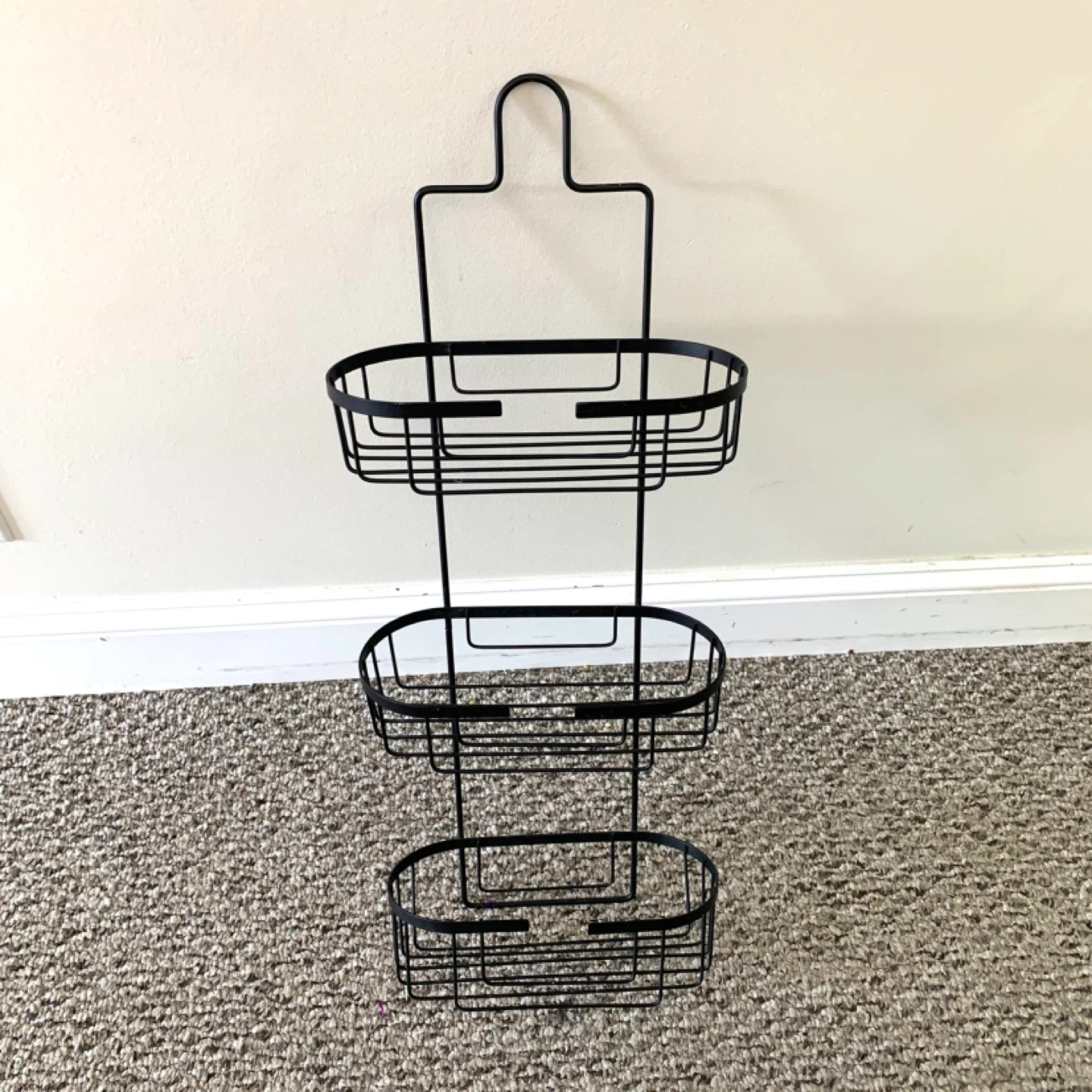 Shower Caddy 3 Tier Hanging Organizer Bathroom Storage Black