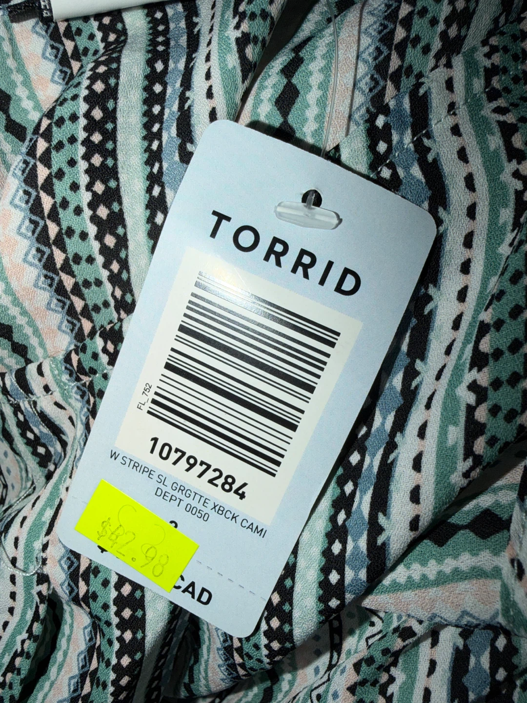 Torrid Women's Striped Cami Top Size 3 - photo 2