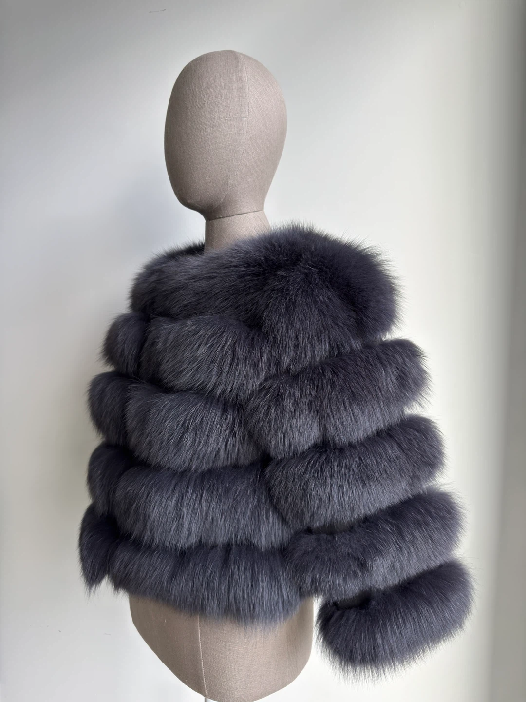 Fox Fur Bomber Jacket to Vest - photo 3