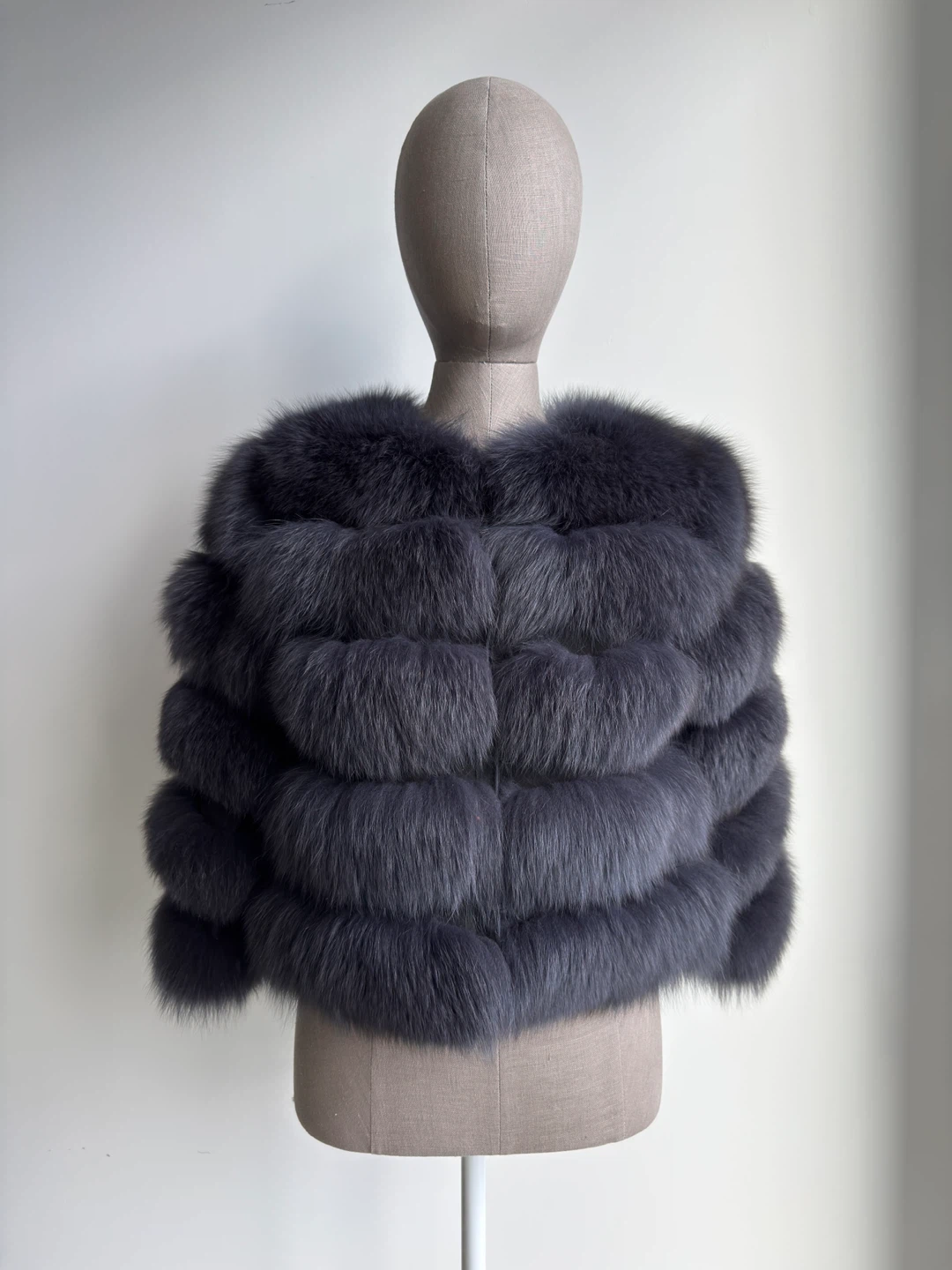 Fox Fur Bomber Jacket to Vest