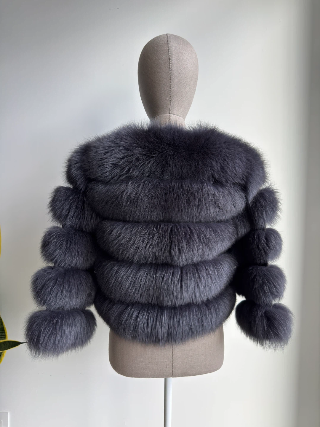 Fox Fur Bomber Jacket to Vest - photo 4