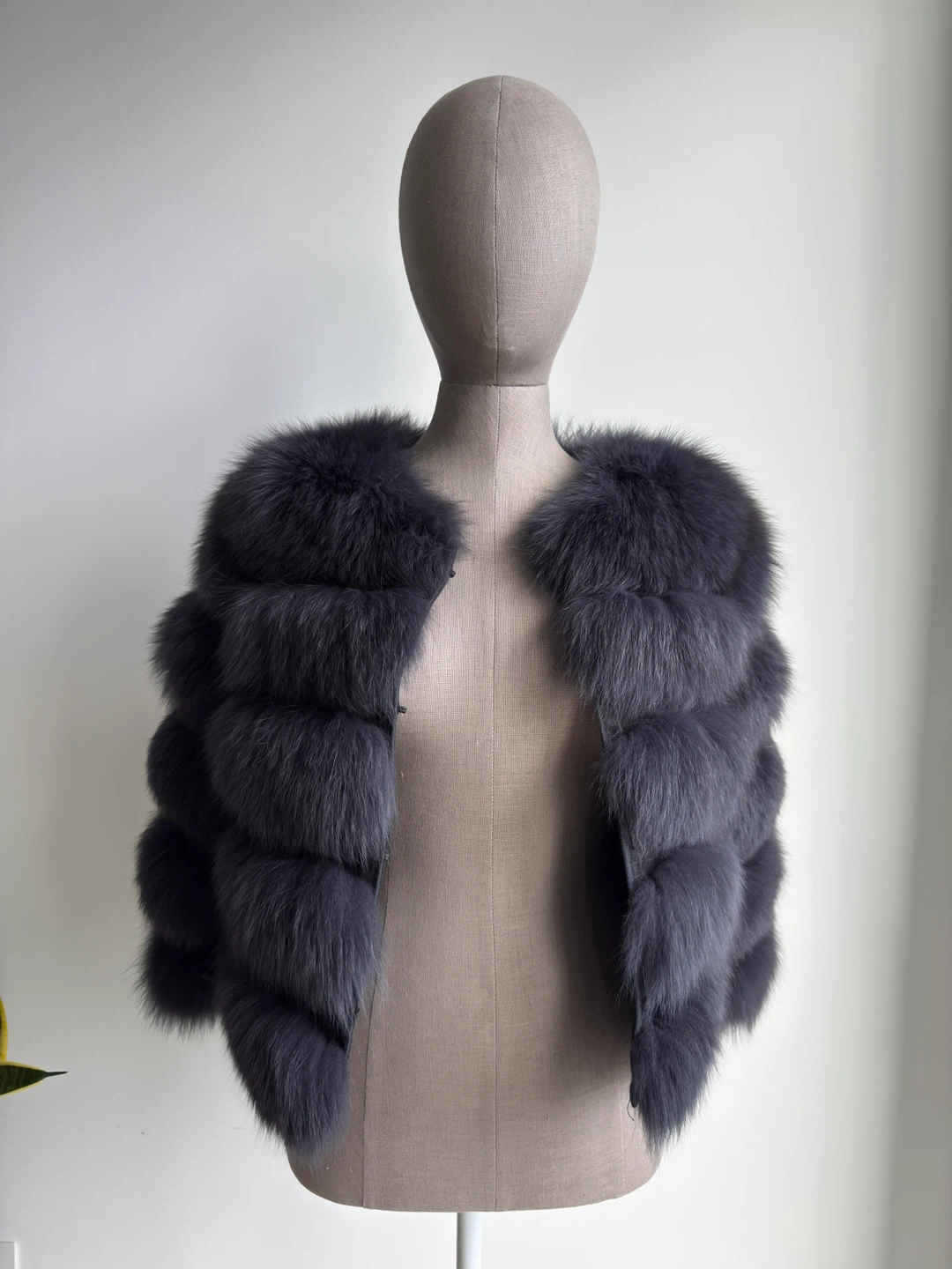 Fox Fur Bomber Jacket to Vest - photo 5
