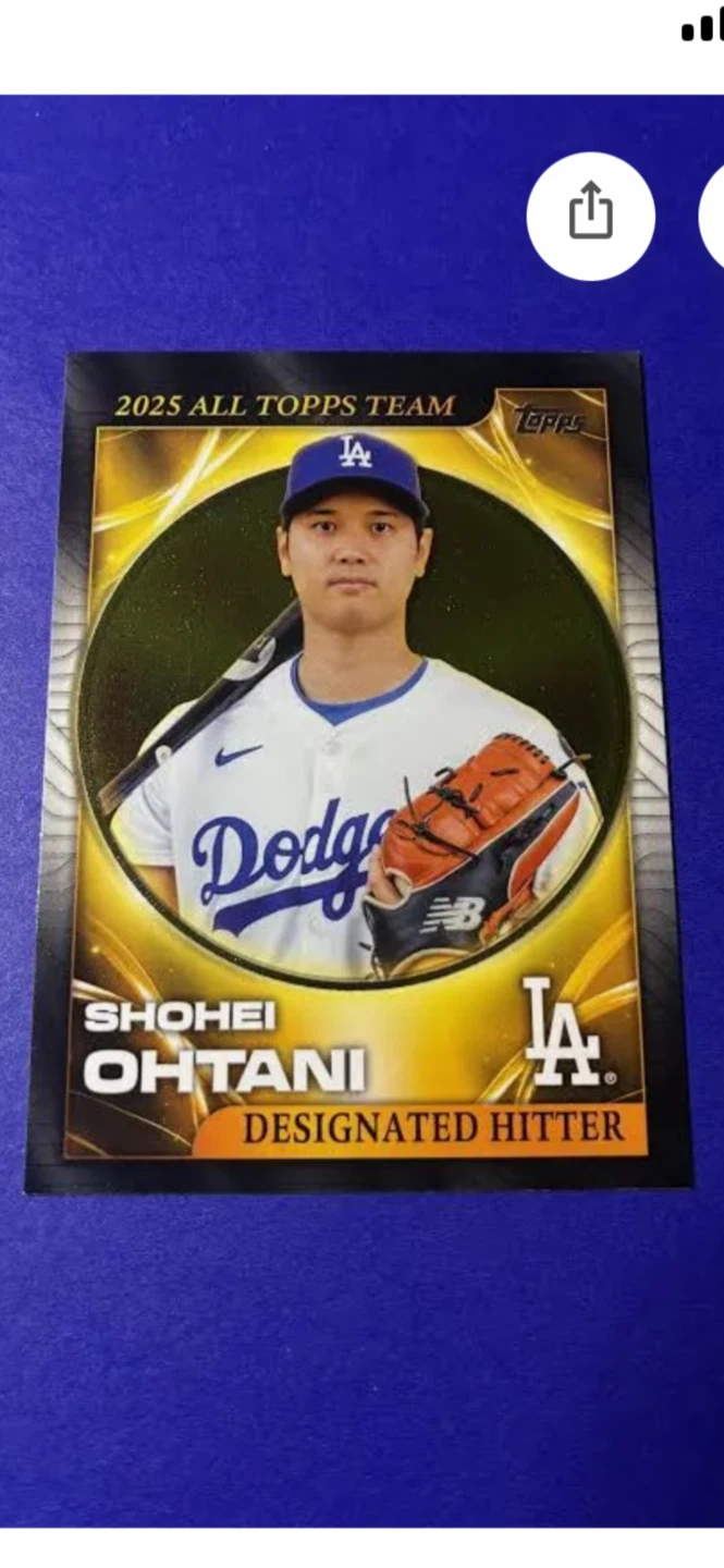 2025 Topps Shohei Ohtani Designated Hitter Baseball Card
