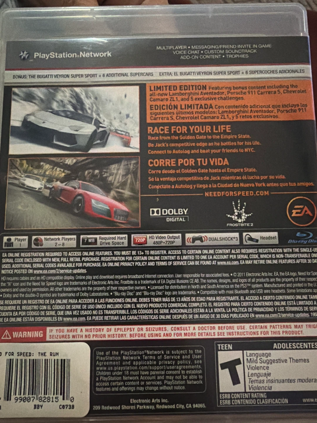Need for Speed: The Run - Limited Edition (Playstation 3) - photo 2