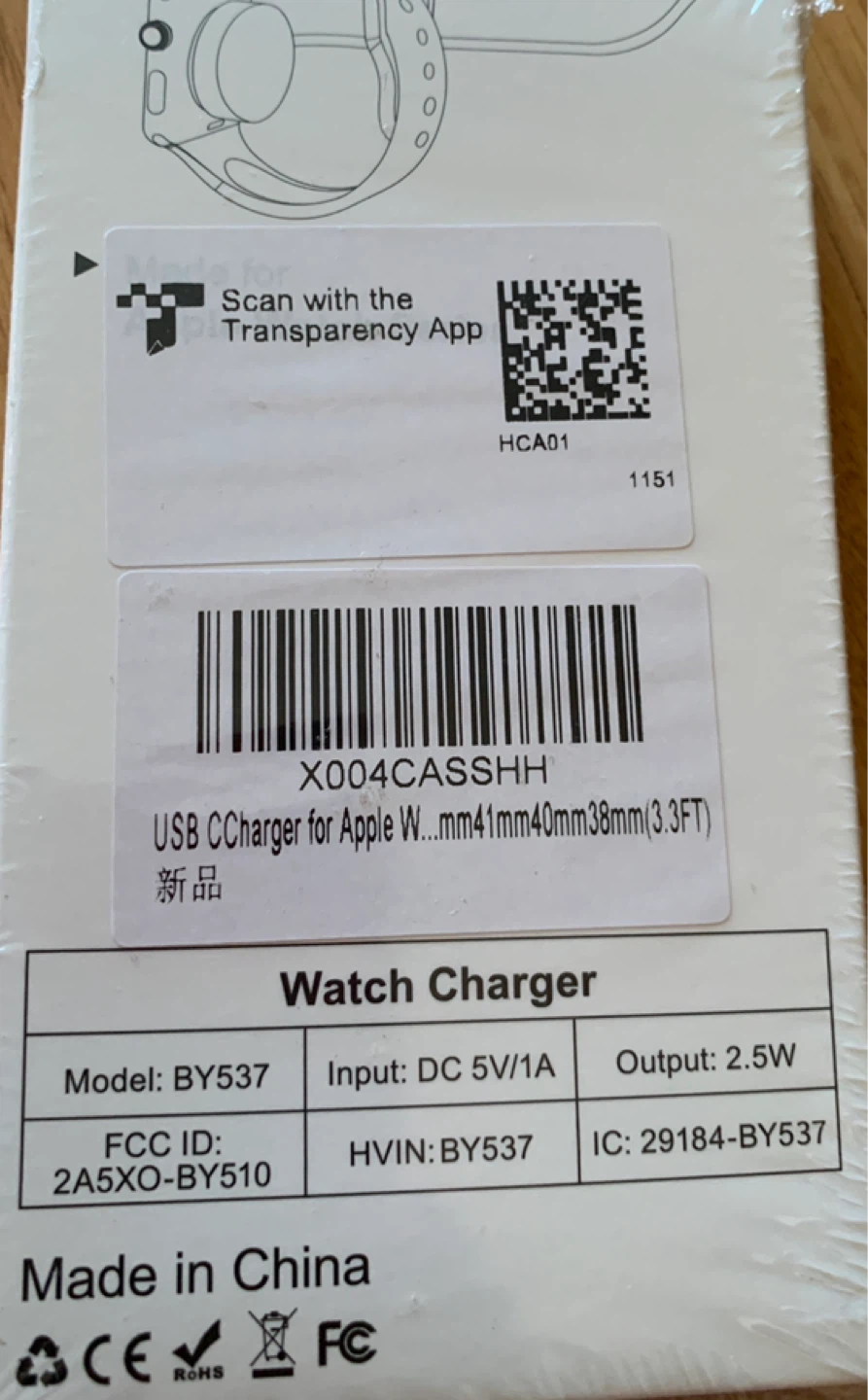 Magnetic Charging Cable for Apple Watch - USB C - photo 2