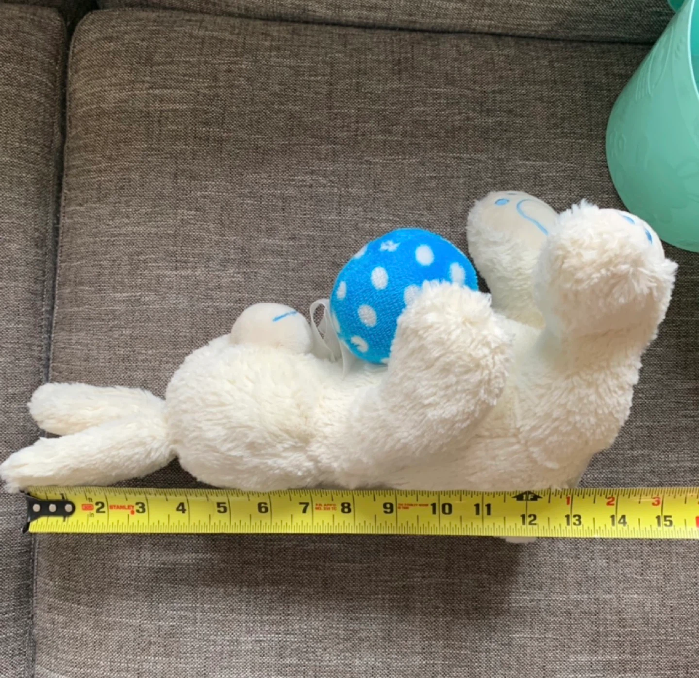 Easter Plush Bunny with 2 Buckets - photo 3