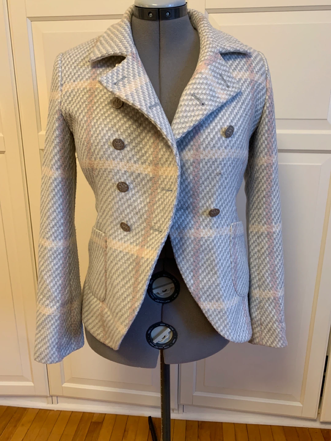 Women's Plaid Blazer