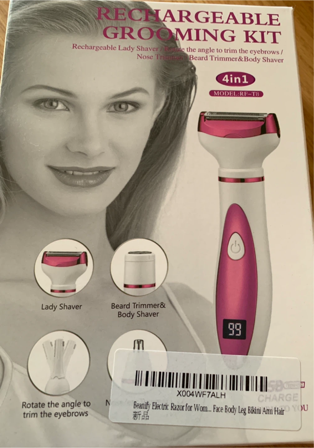 Rechargeable Grooming Kit 4-in-1 - Model RF-T8 - photo 2