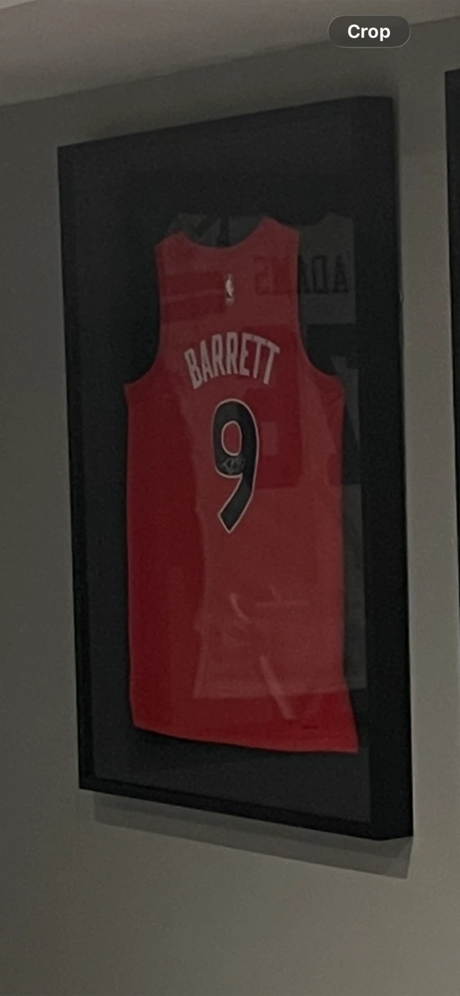 Signed Toronto Raptors RJ Barrett Jersey Size 48 - photo 4