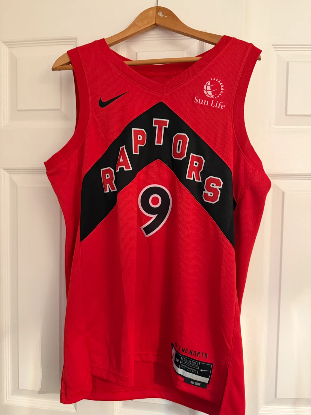 Signed Toronto Raptors RJ Barrett Jersey Size 48 - photo 3