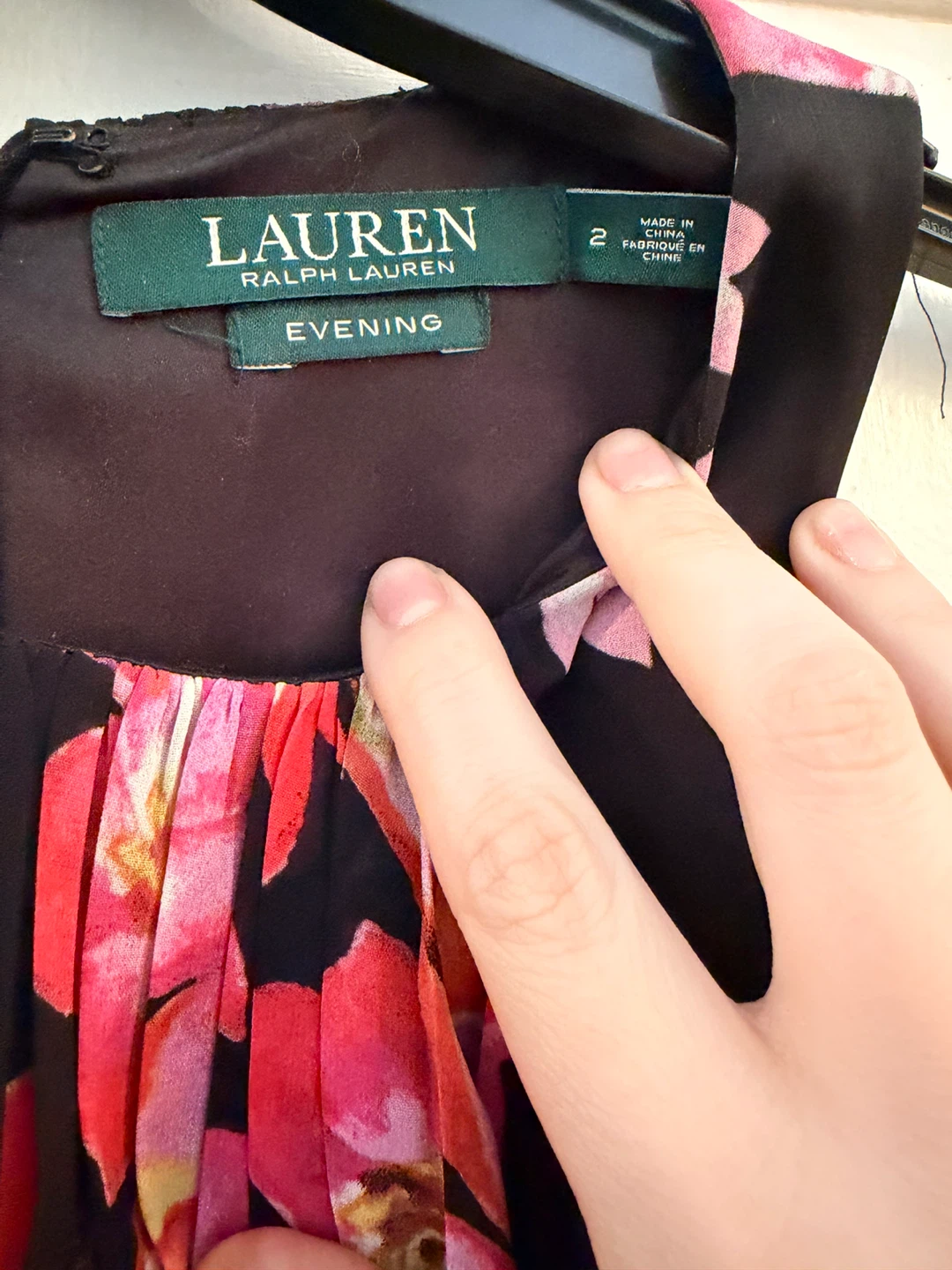 Lauren Ralph Lauren Floral Evening Dress Size 2 - photo 3