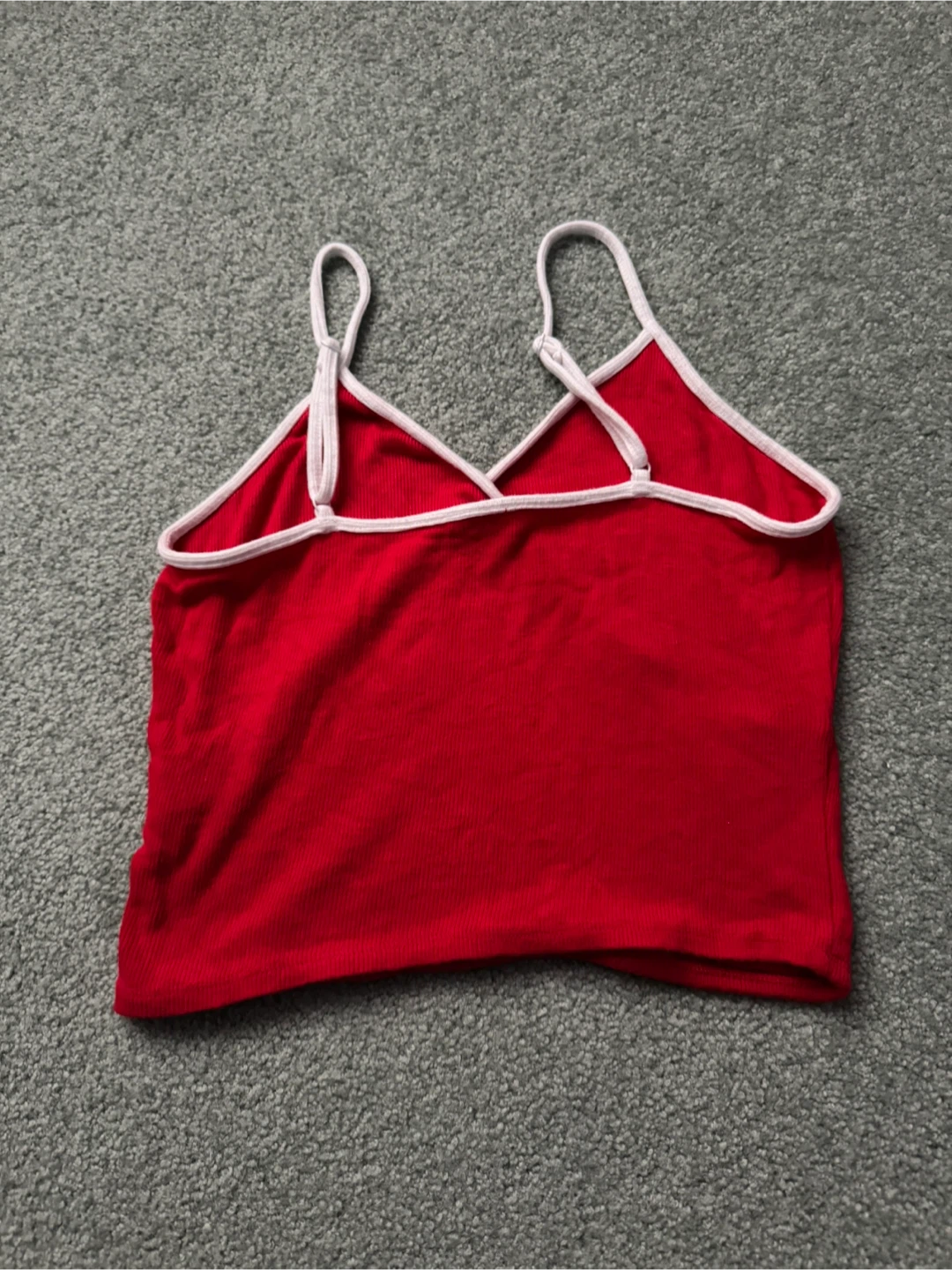 Garage Red Cropped Camisole Tank - M - photo 2