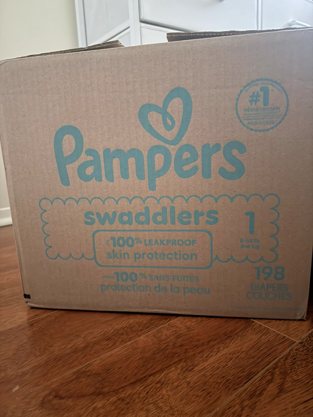 Pampers Swaddlers Size 1 Diapers - 198  and 132 (330 total)
