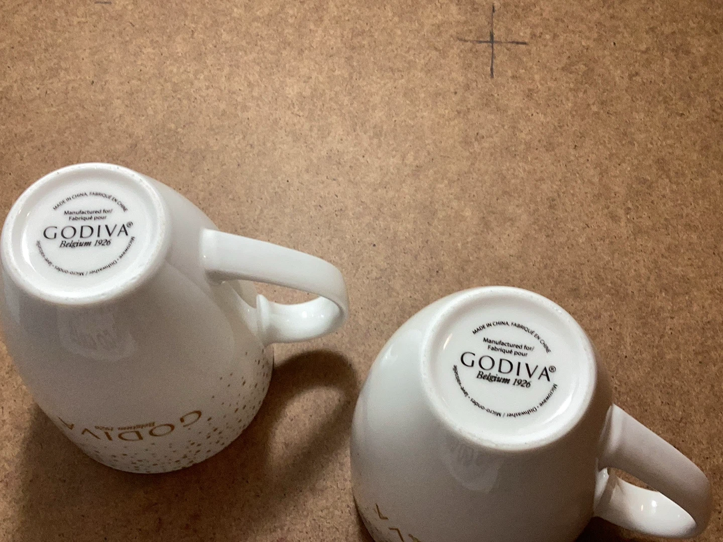 Godiva Mugs Set - White with Gold Dots - photo 4