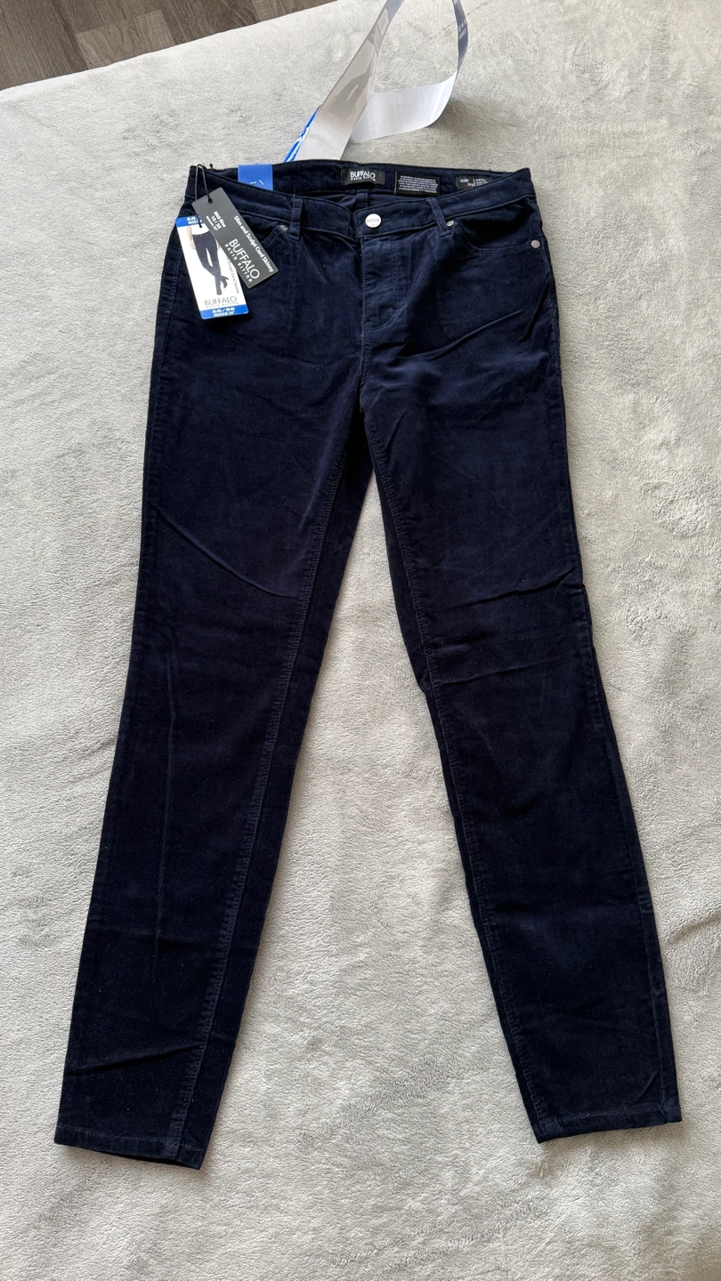 Buffalo David Bitton Women's Corduroy Pants - Size 10/30 - Navy