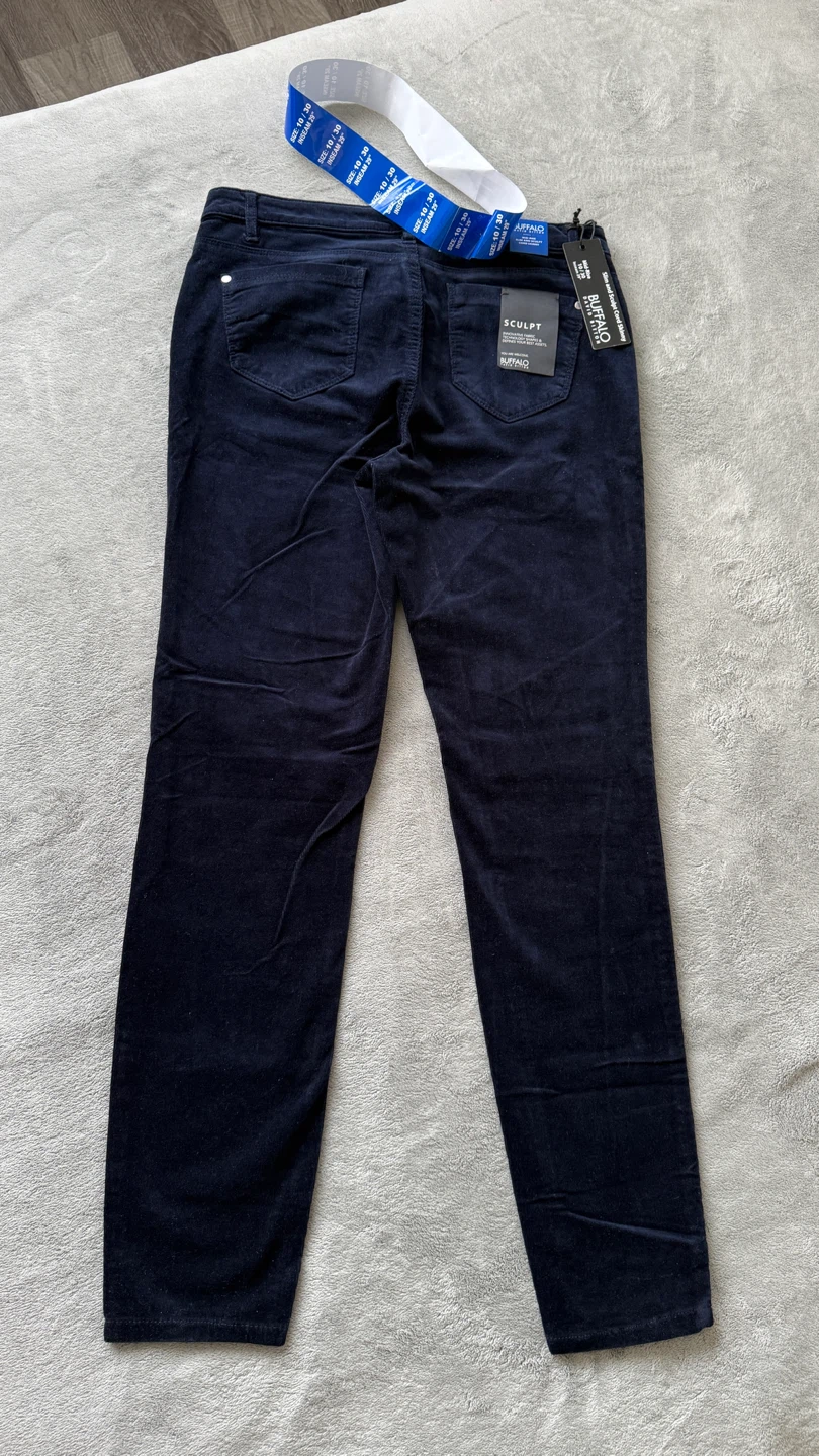 Buffalo David Bitton Women's Corduroy Pants - Size 10/30 - Navy - photo 2