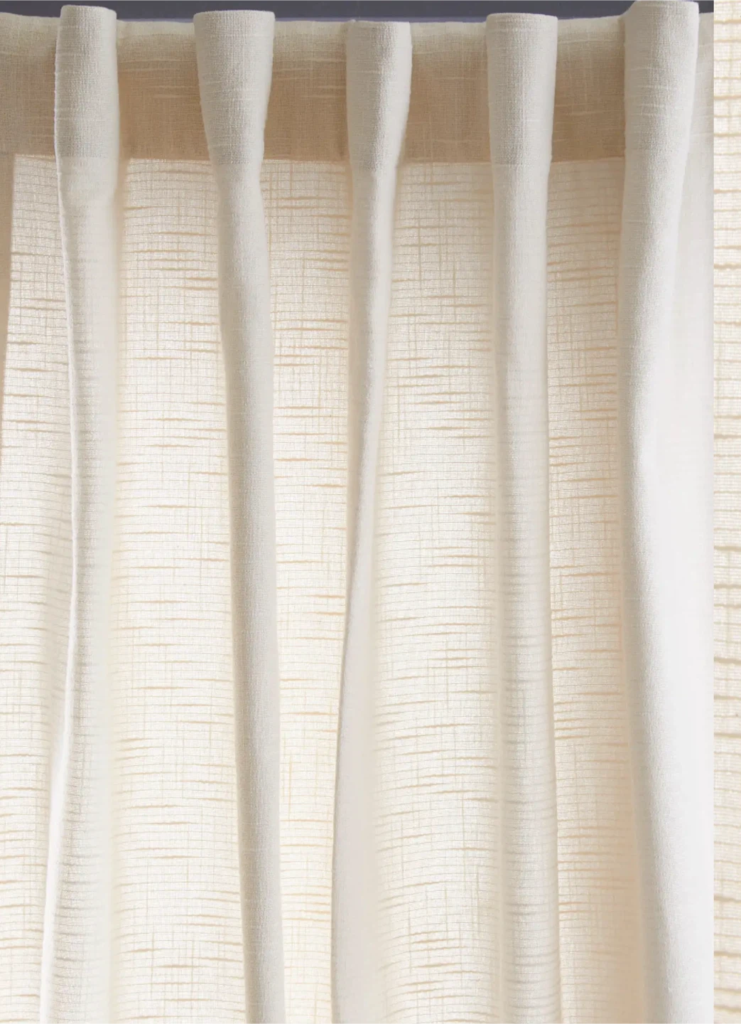 Brand new in box 96” length 2 panel pinch pleat curtains