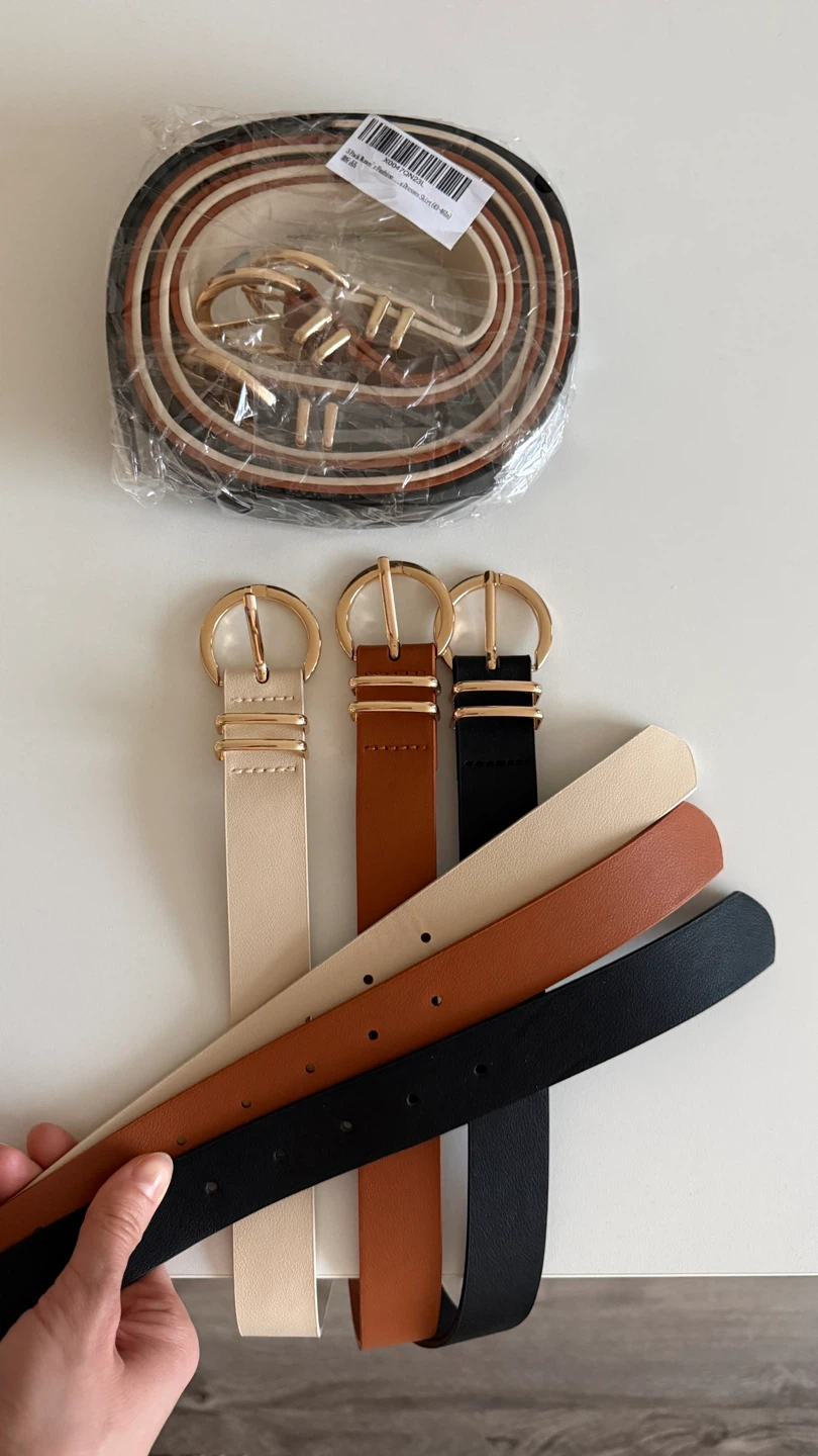 Women's Fashion Belts - Set of 3 size XL - photo 2
