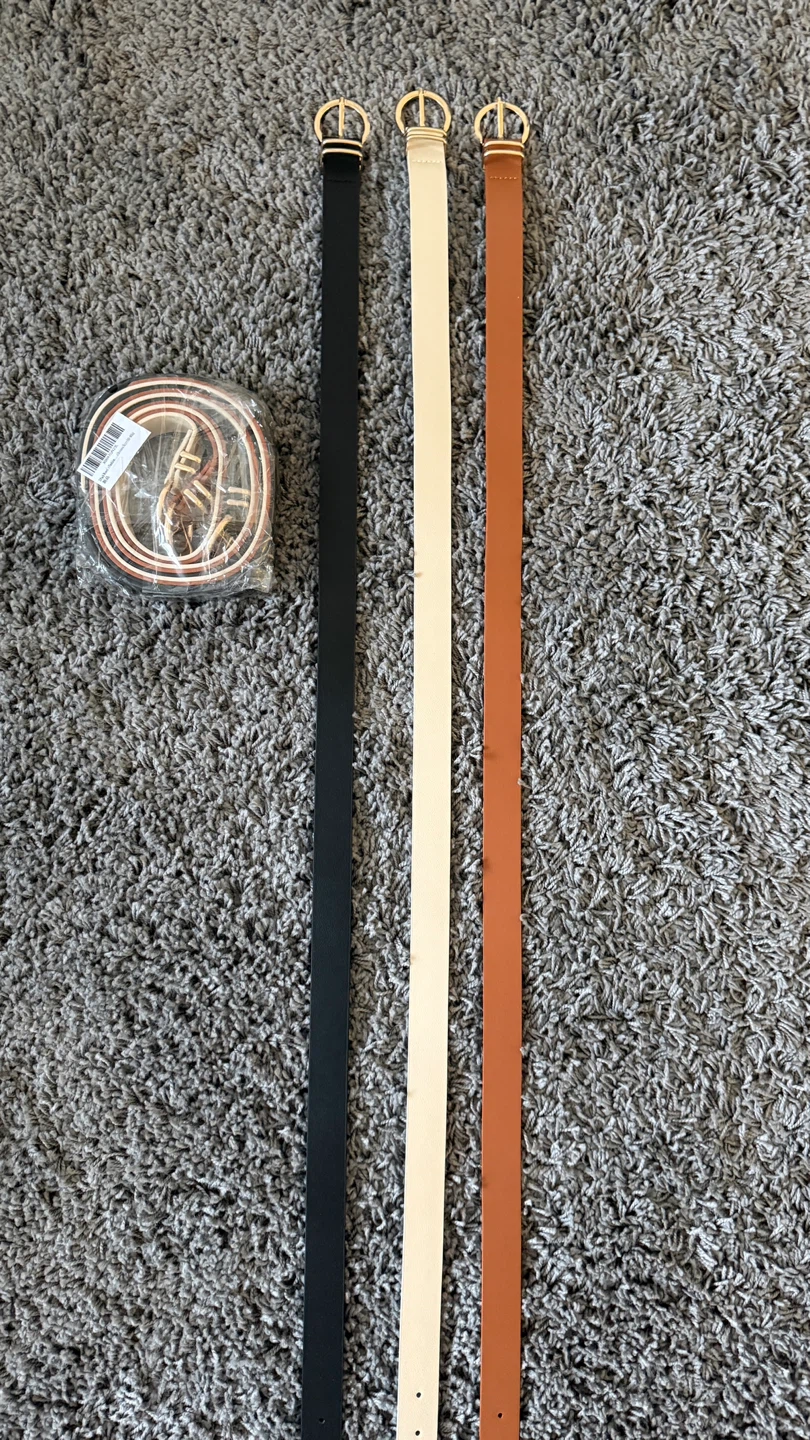 Women's Fashion Belts - Set of 3 size XL - photo 5