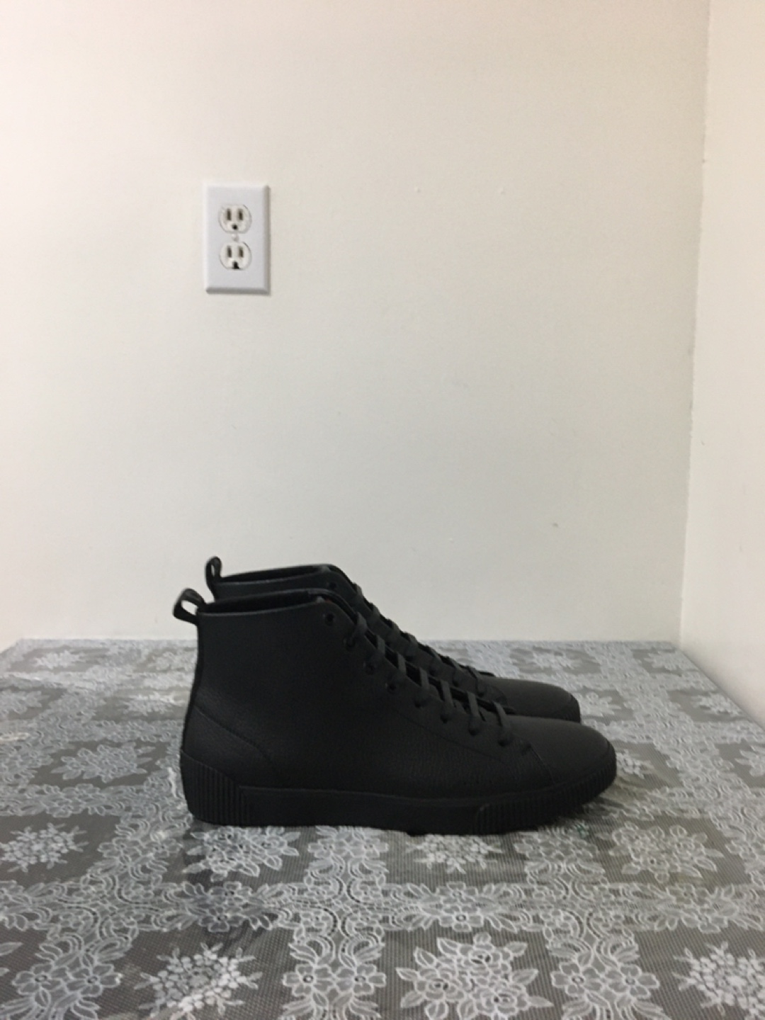 HUGO Black High-Top Sneakers - photo 2