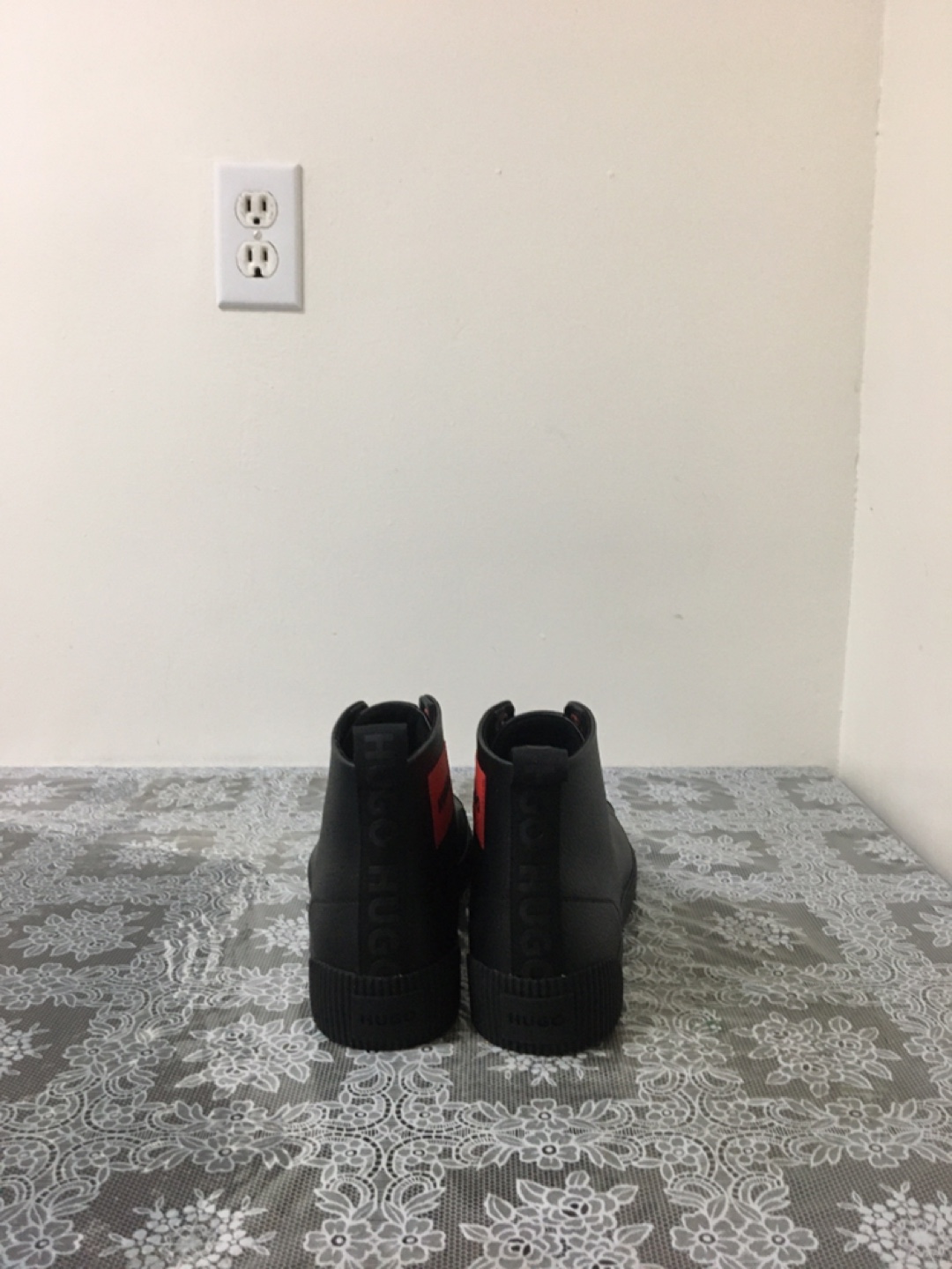 HUGO Black High-Top Sneakers - photo 3